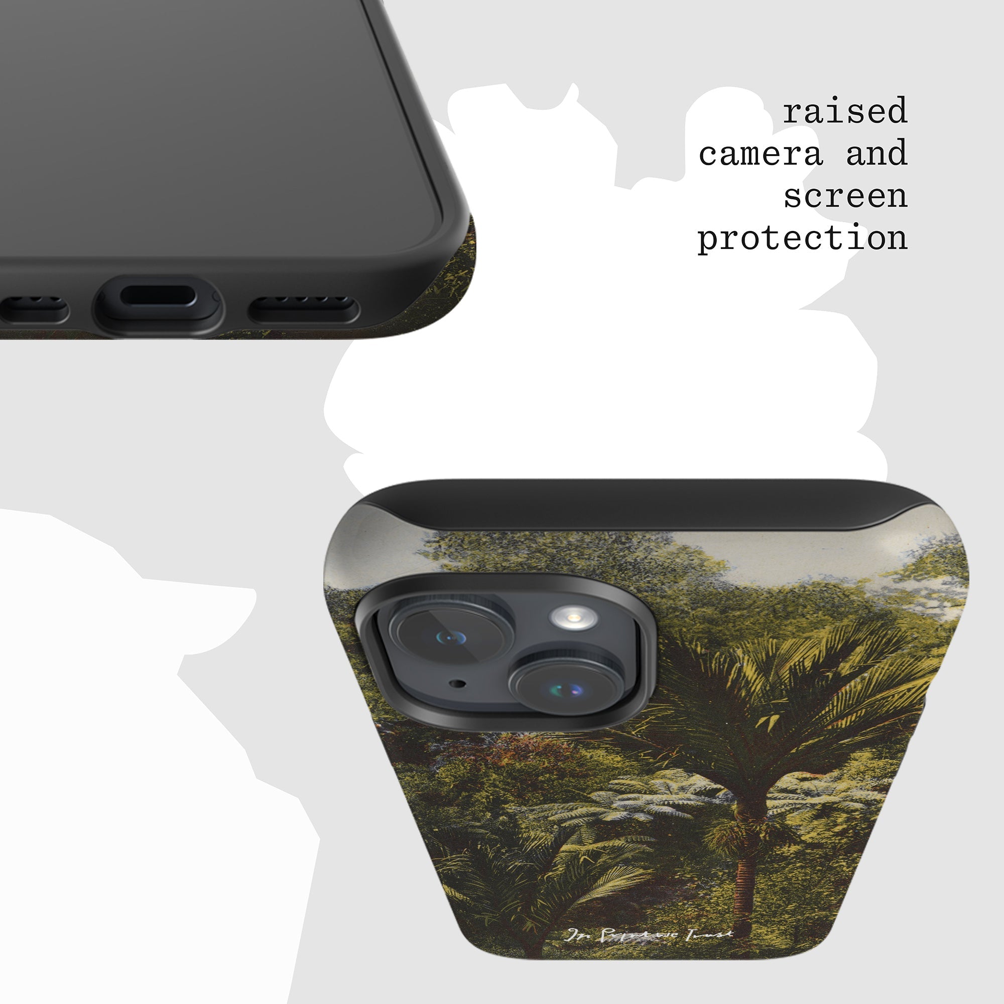 jungle tough iPhone case - In Print We Trust