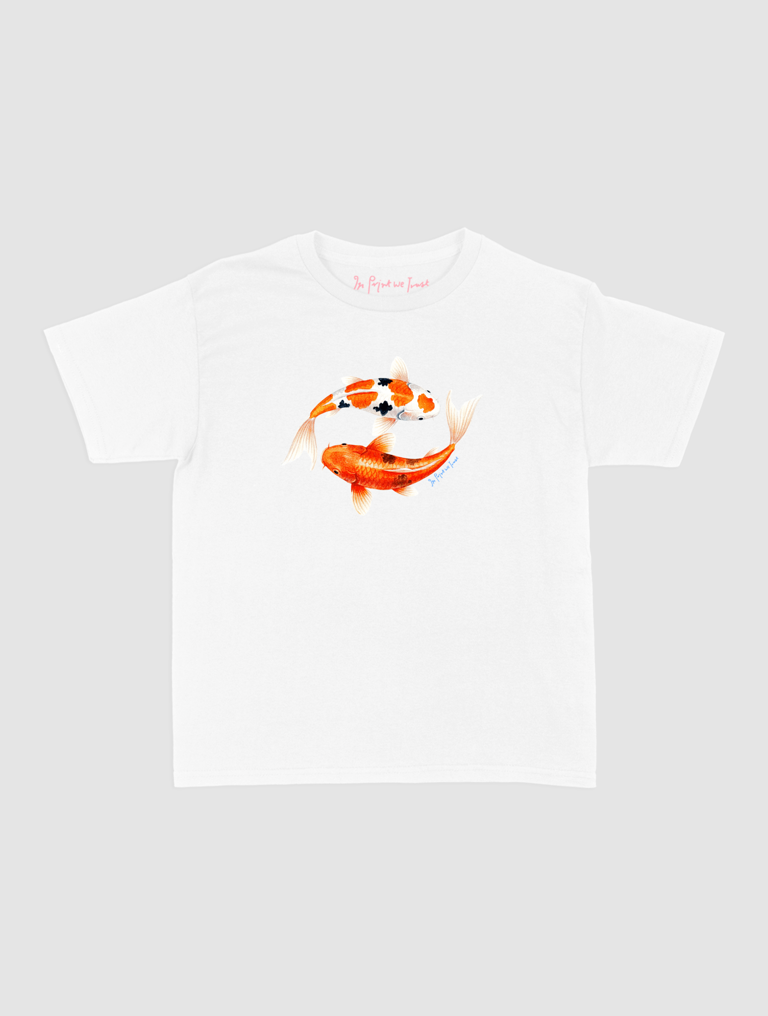 koi fish baby tee - In Print We Trust