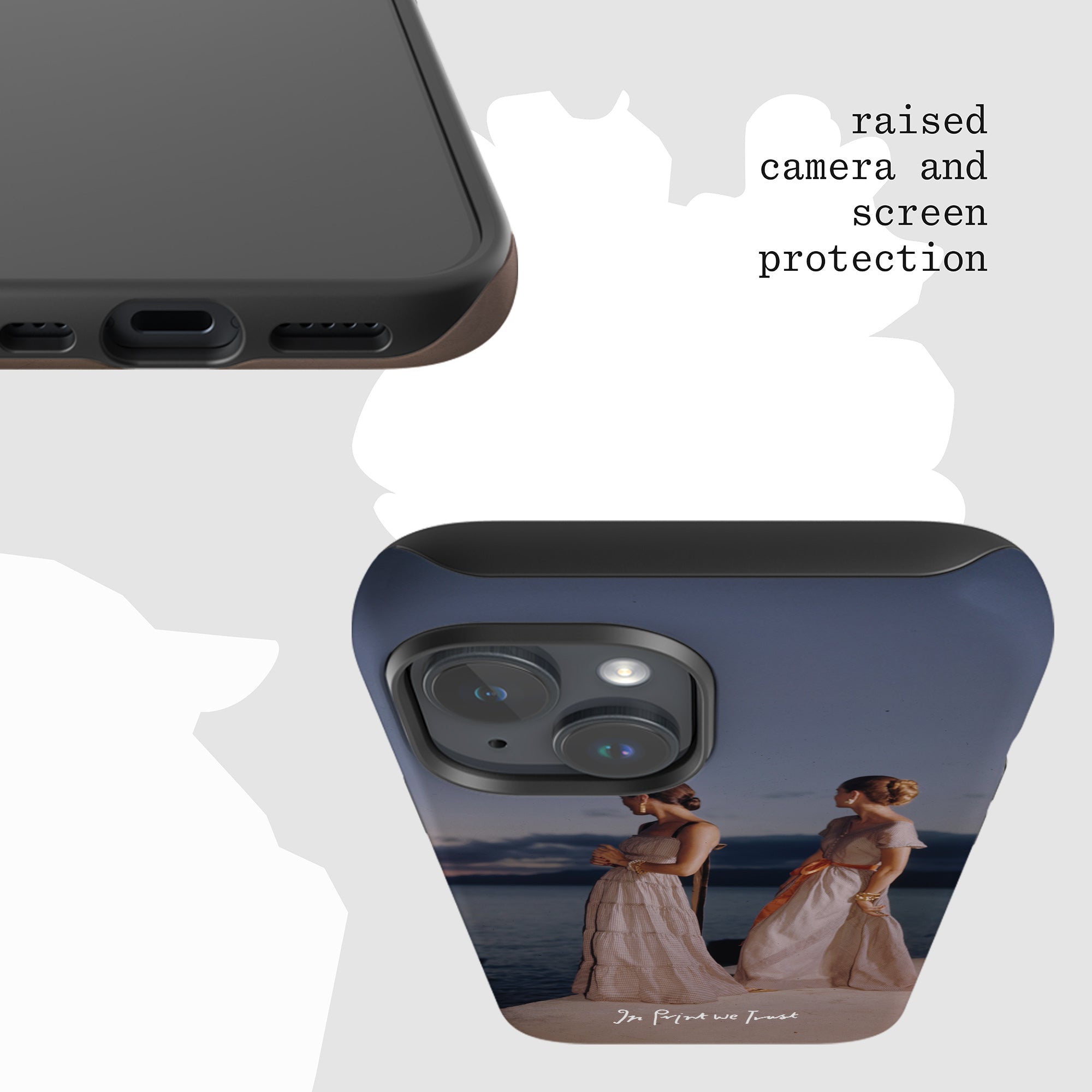 ladies tough iPhone case - In Print We Trust