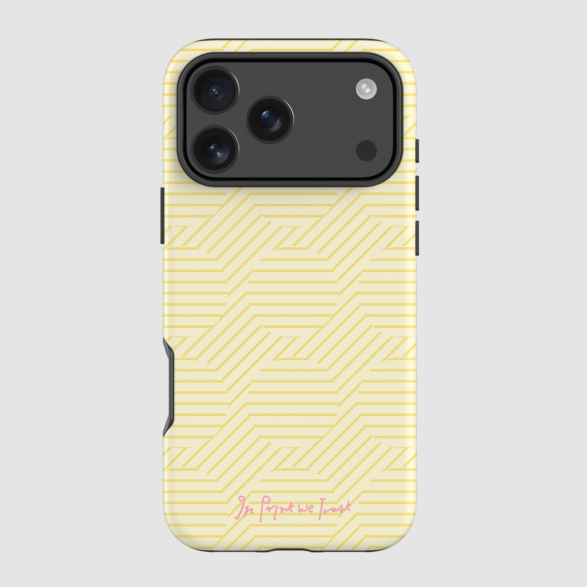 lemon tough iPhone case - In Print We Trust
