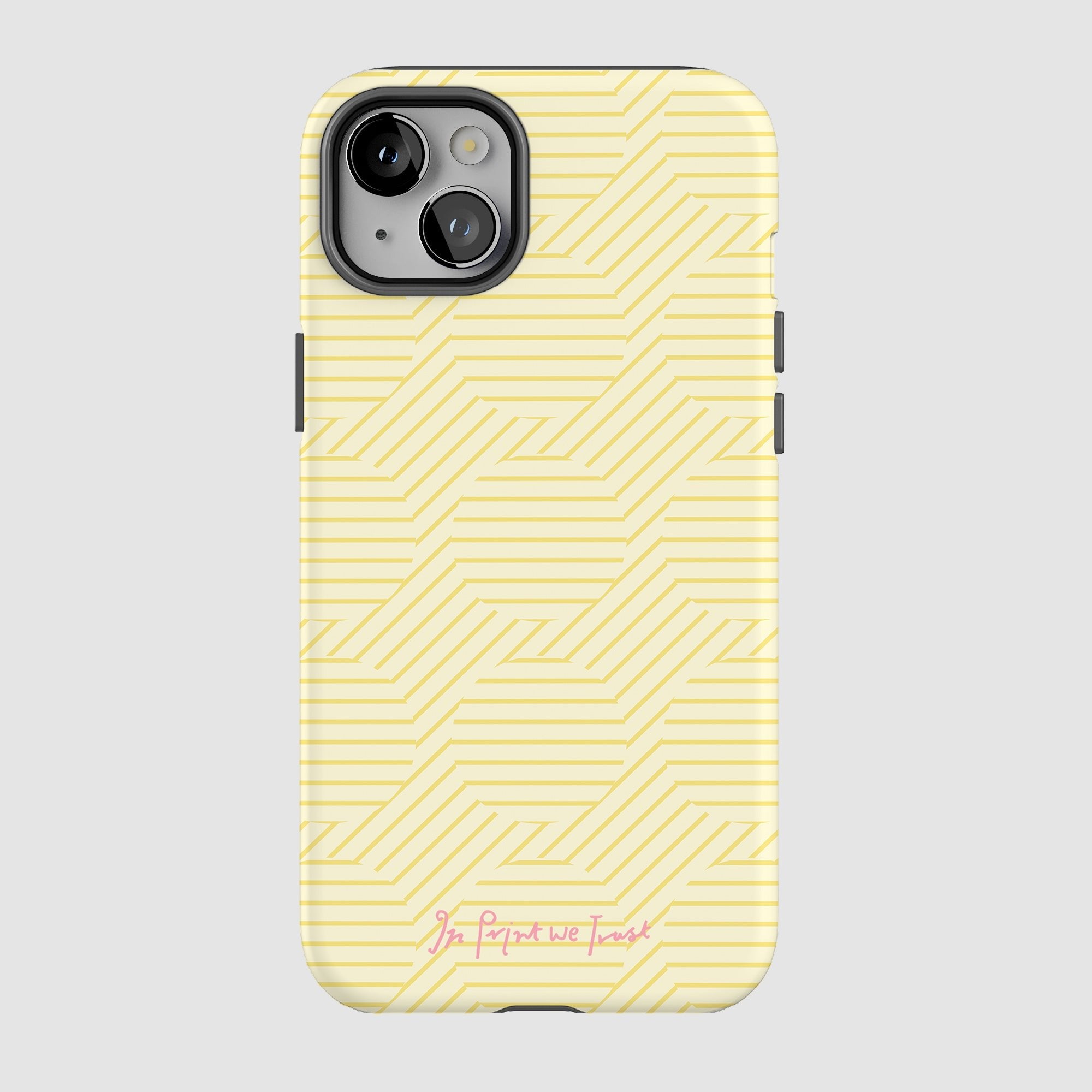 lemon tough iPhone case - In Print We Trust