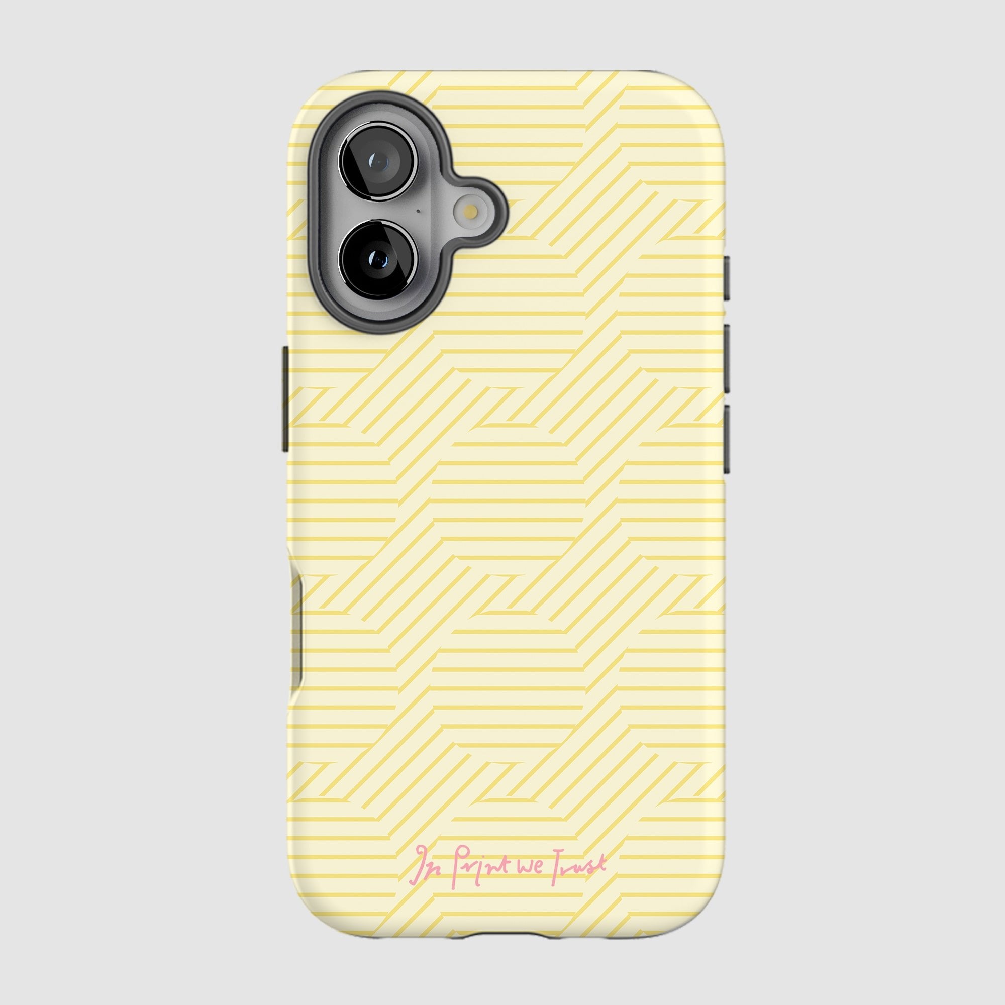 lemon tough iPhone case - In Print We Trust