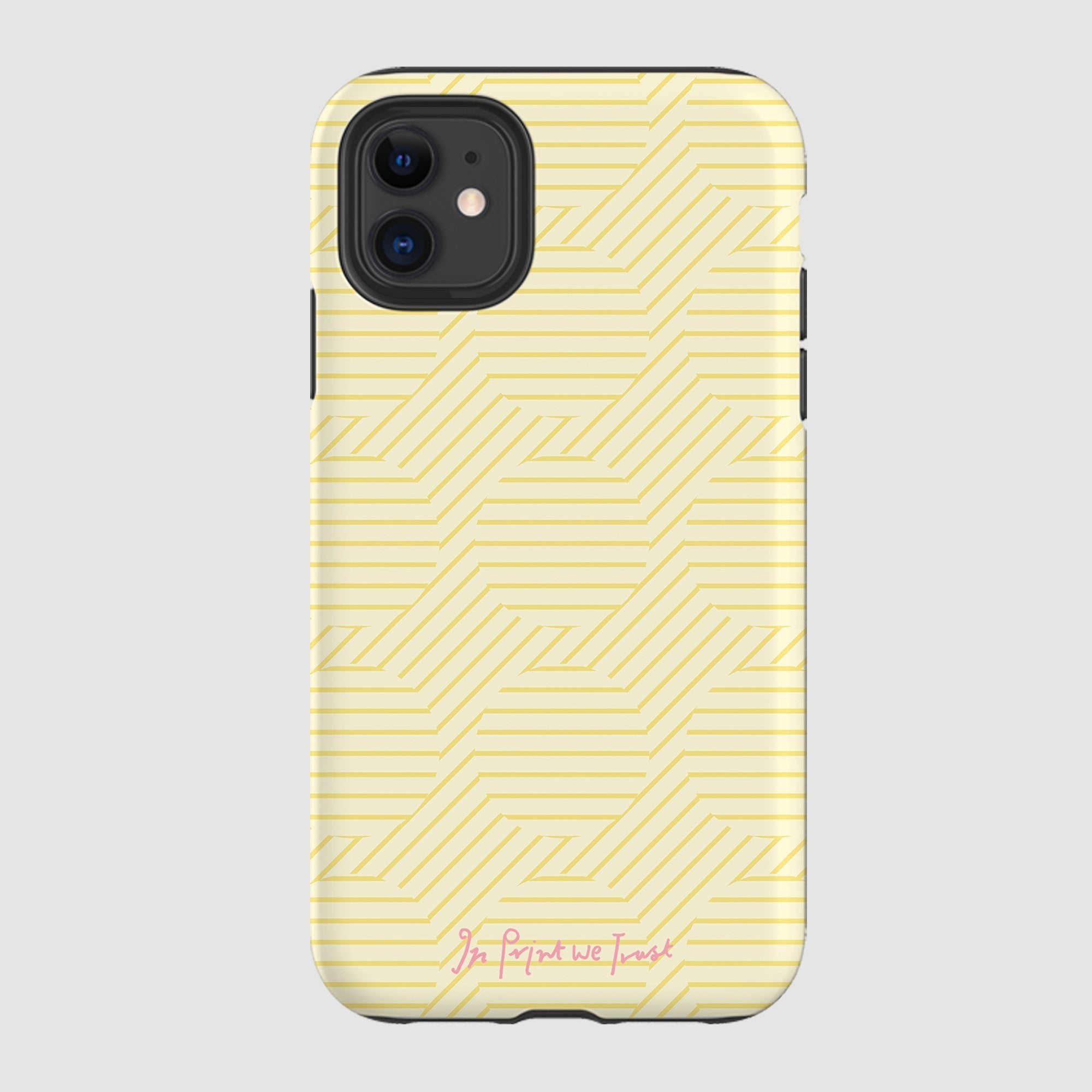 lemon tough iPhone case - In Print We Trust