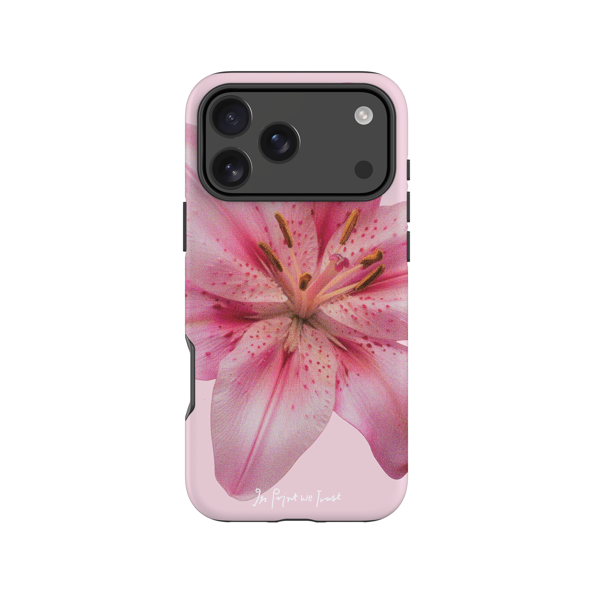 lily tough iPhone case - In Print We Trust