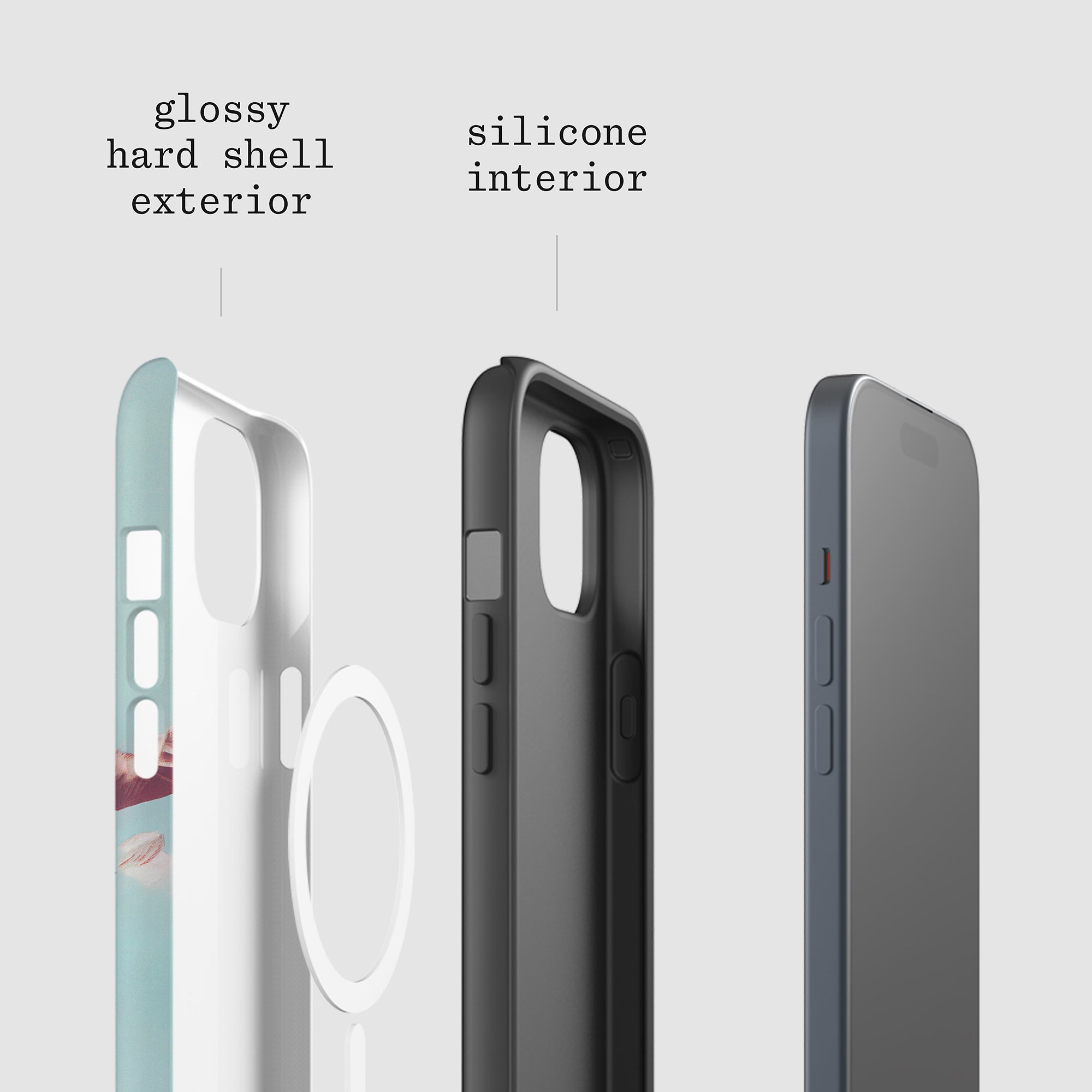 lotus tough iPhone case - In Print We Trust