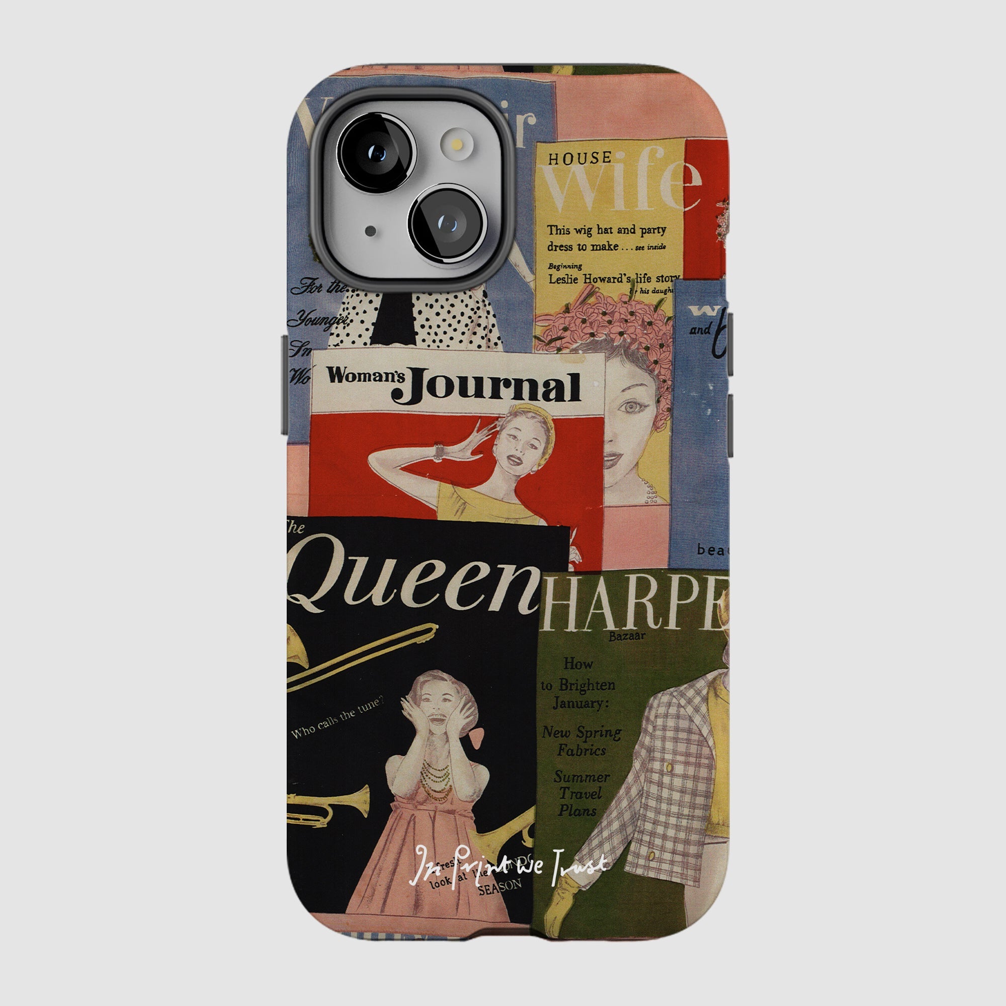 magazine tough iPhone case - In Print We Trust