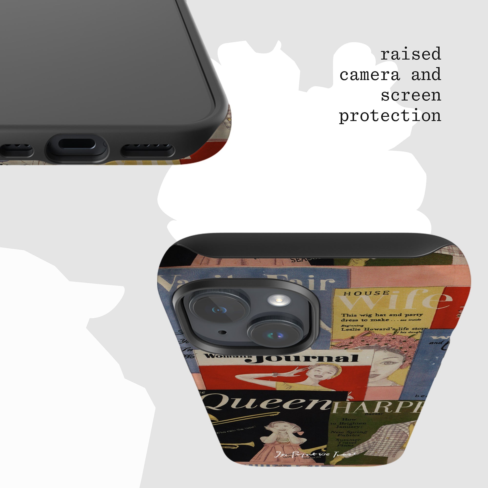 magazine tough iPhone case - In Print We Trust