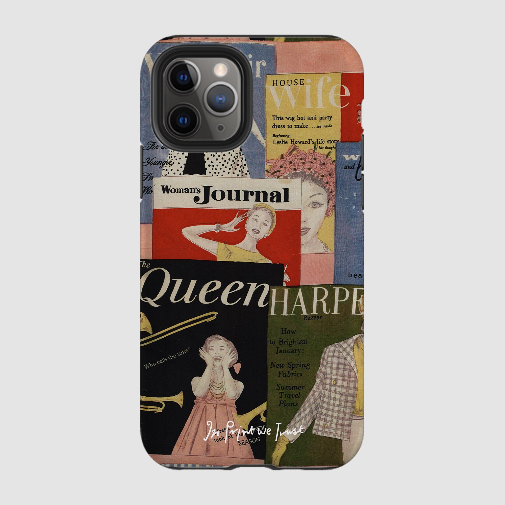 magazine tough iPhone case - In Print We Trust