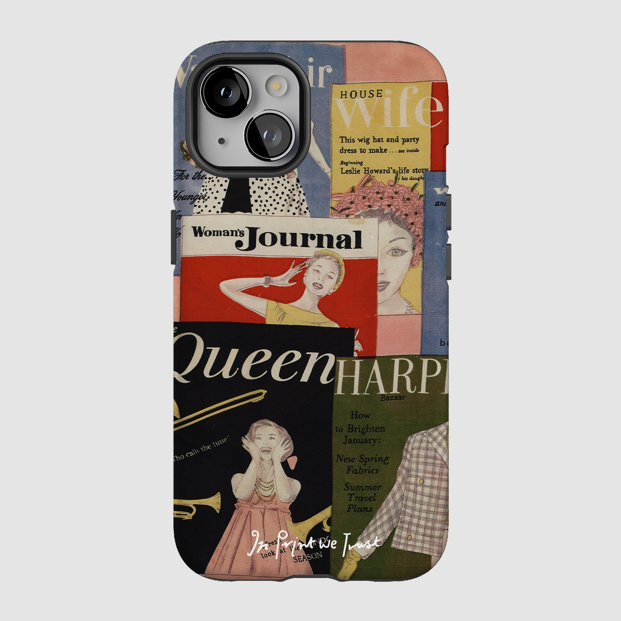 magazine tough iPhone case - In Print We Trust