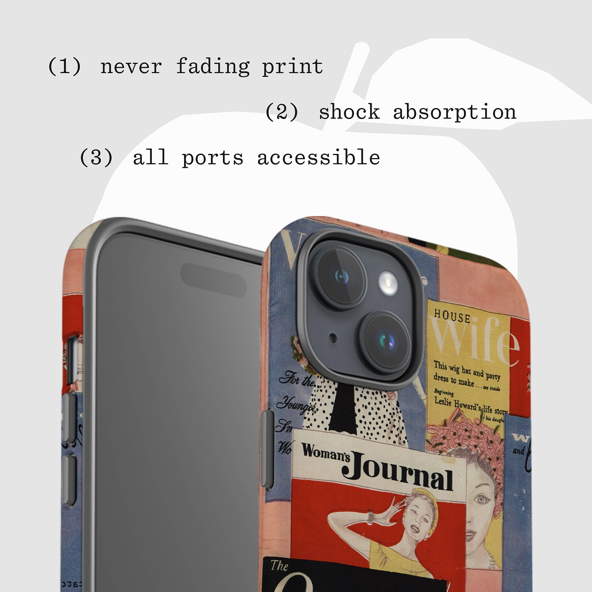 magazine tough iPhone case - In Print We Trust