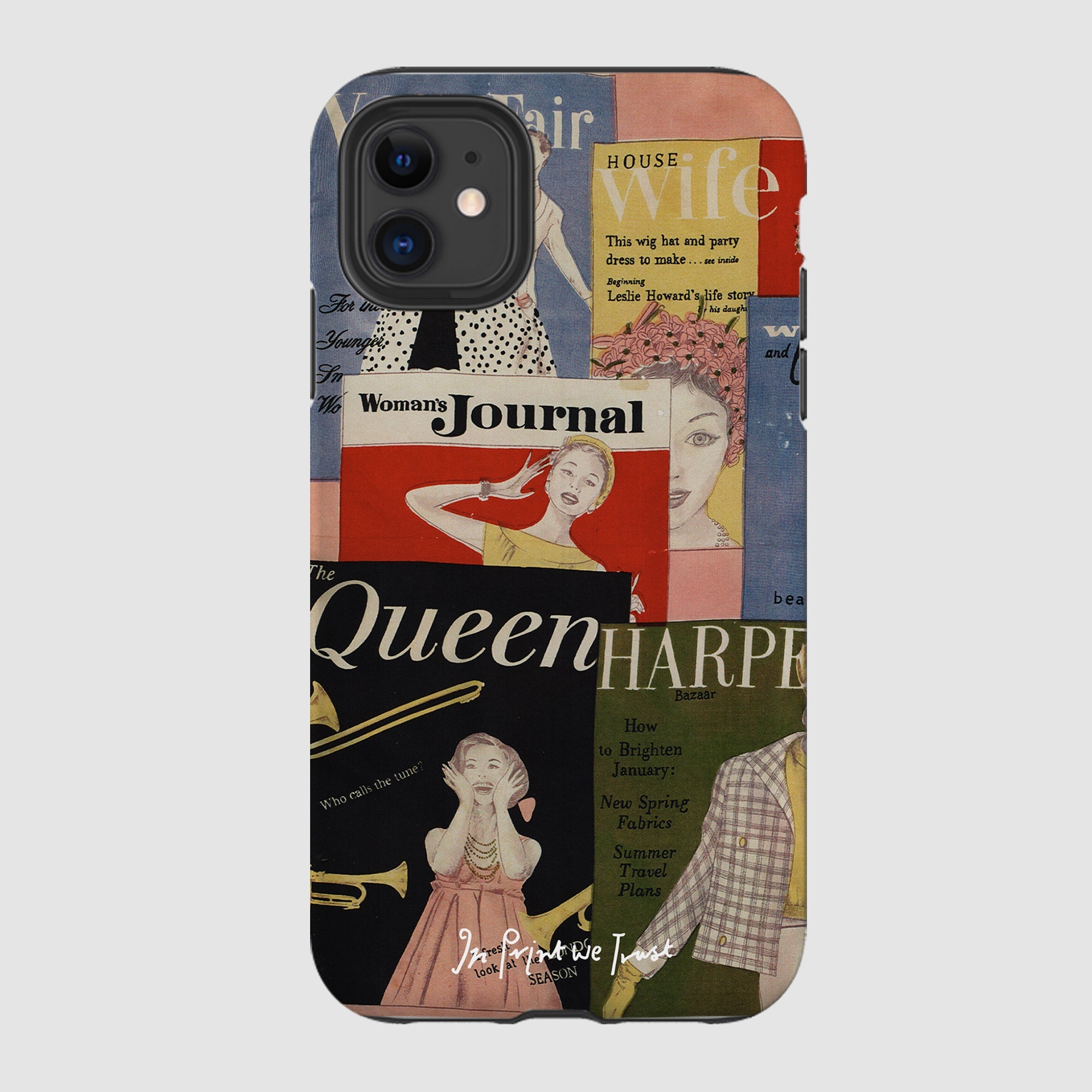 magazine tough iPhone case - In Print We Trust