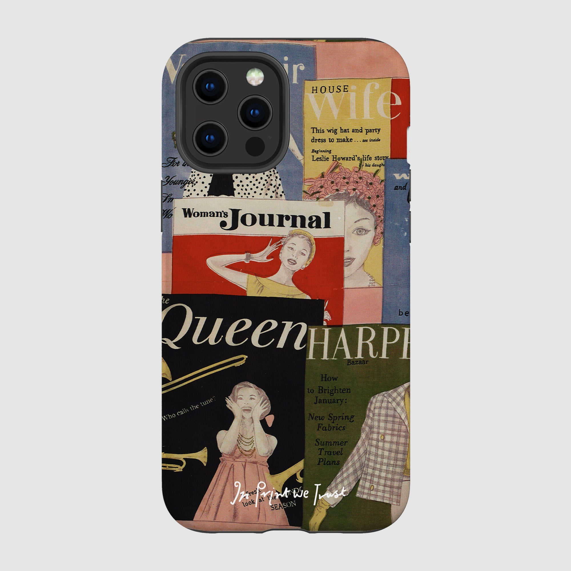 magazine tough iPhone case - In Print We Trust