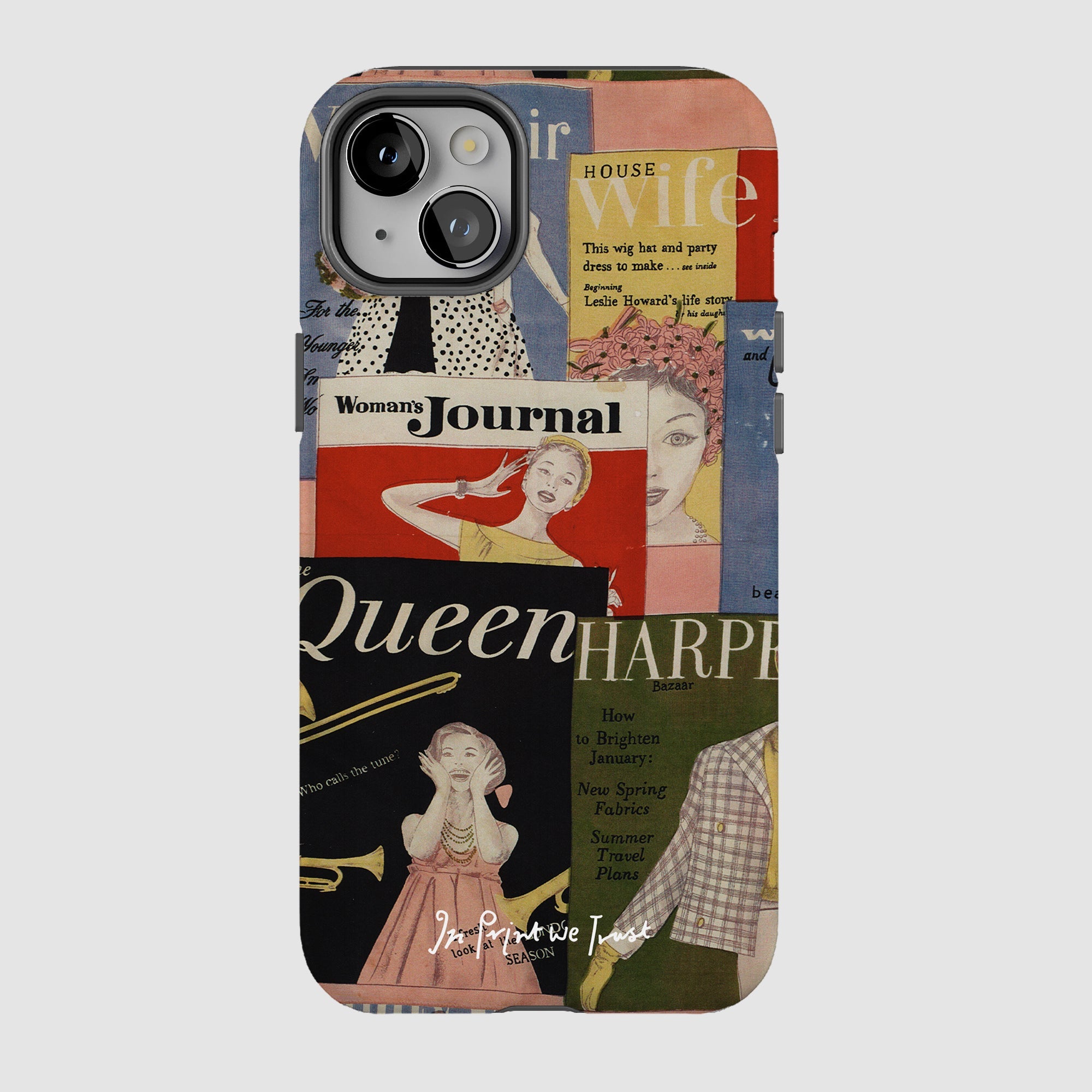 magazine tough iPhone case - In Print We Trust