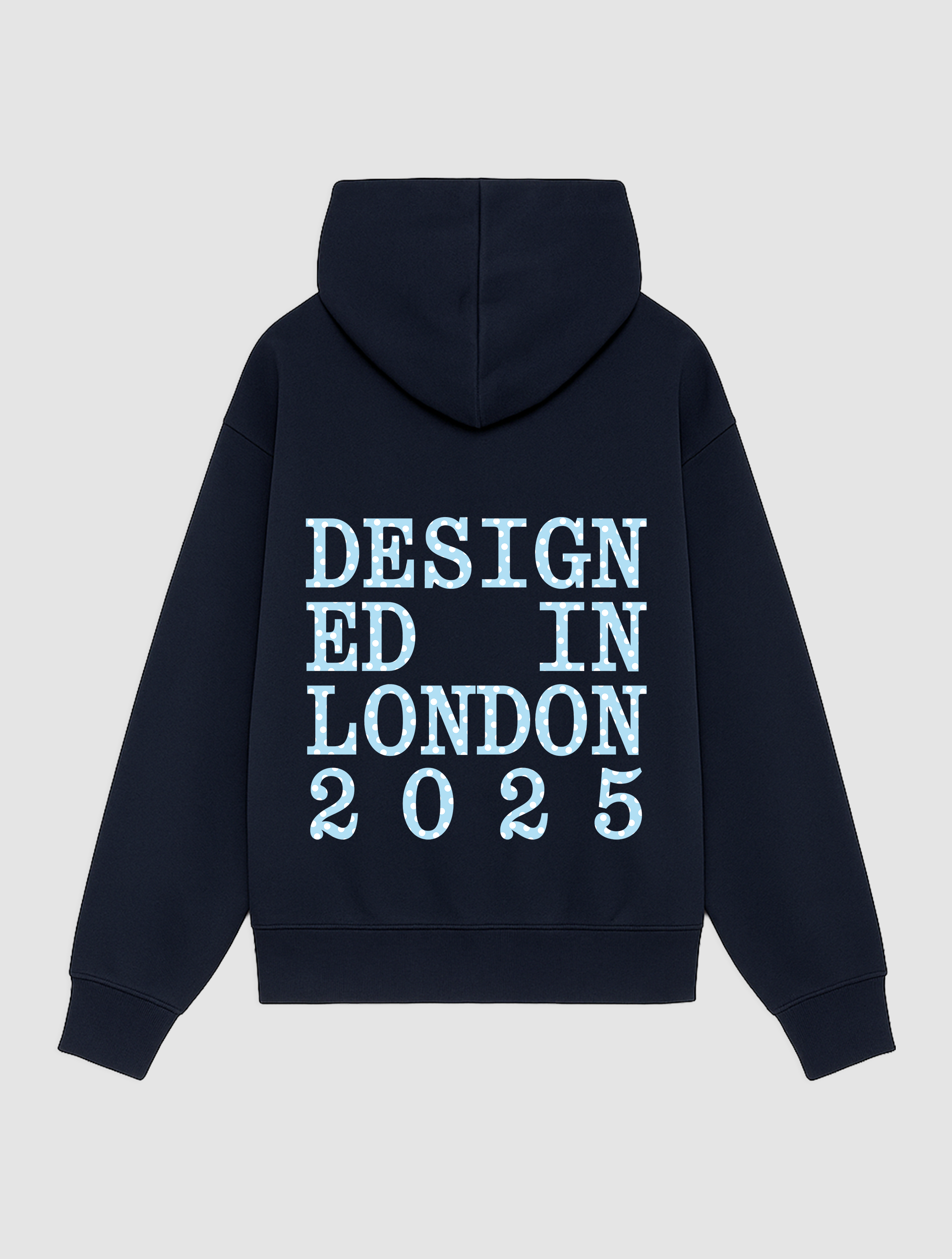 designed in london hoodie