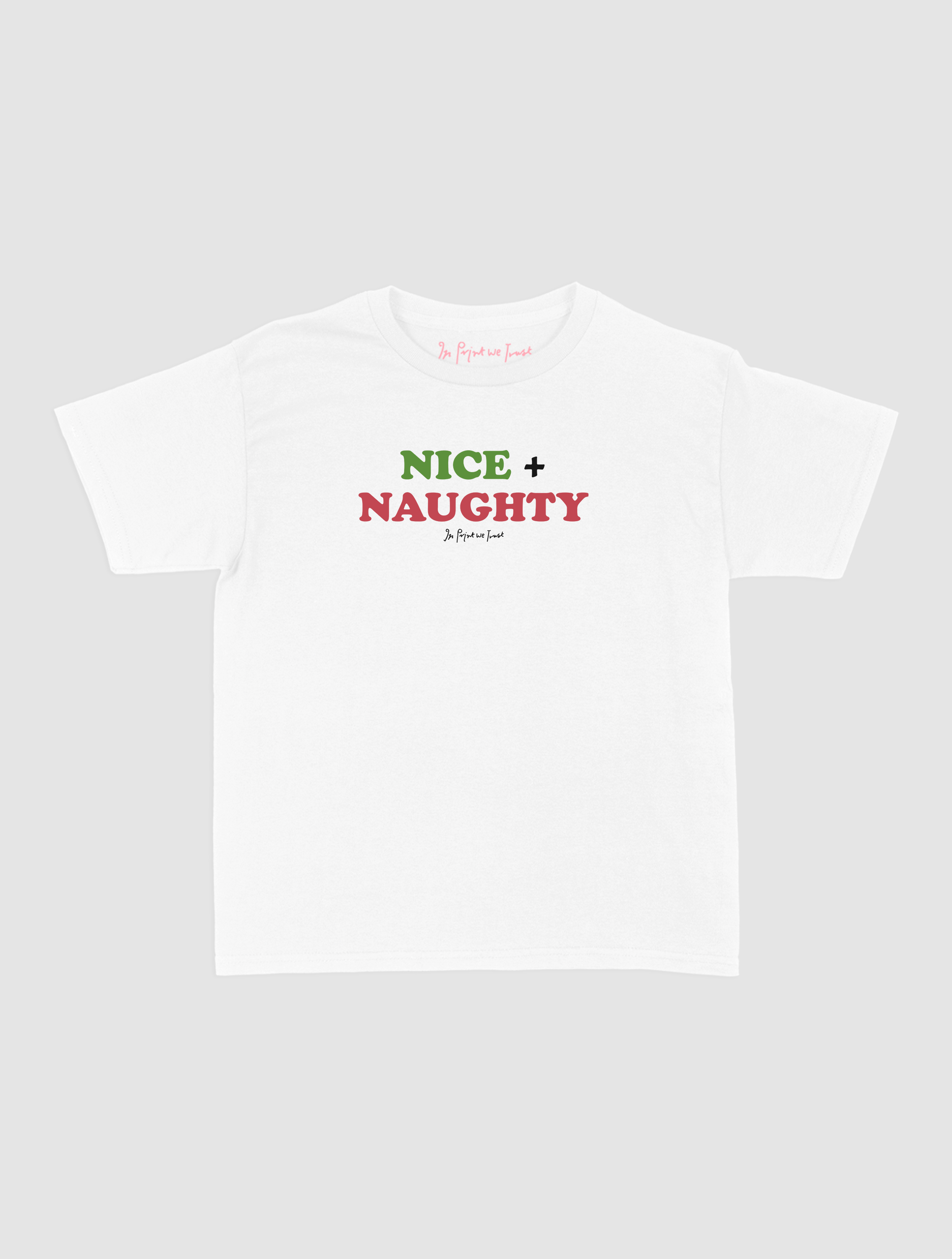 nice + naughty baby tee