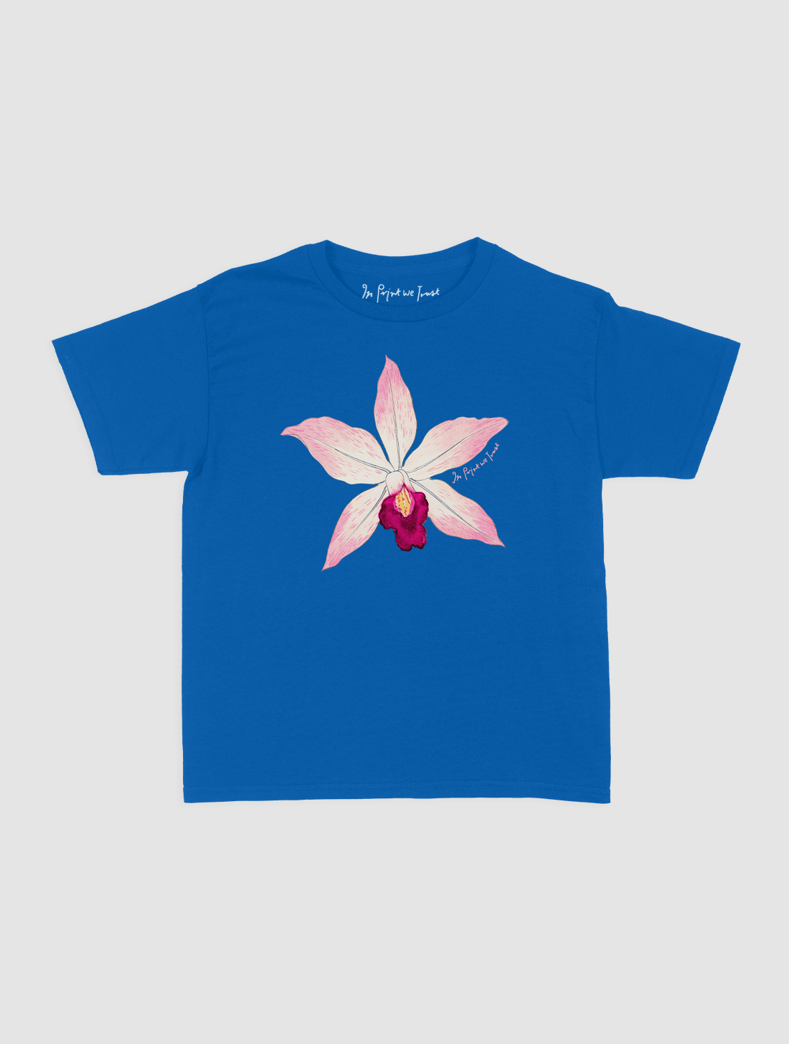 orchid baby tee - In Print We Trust