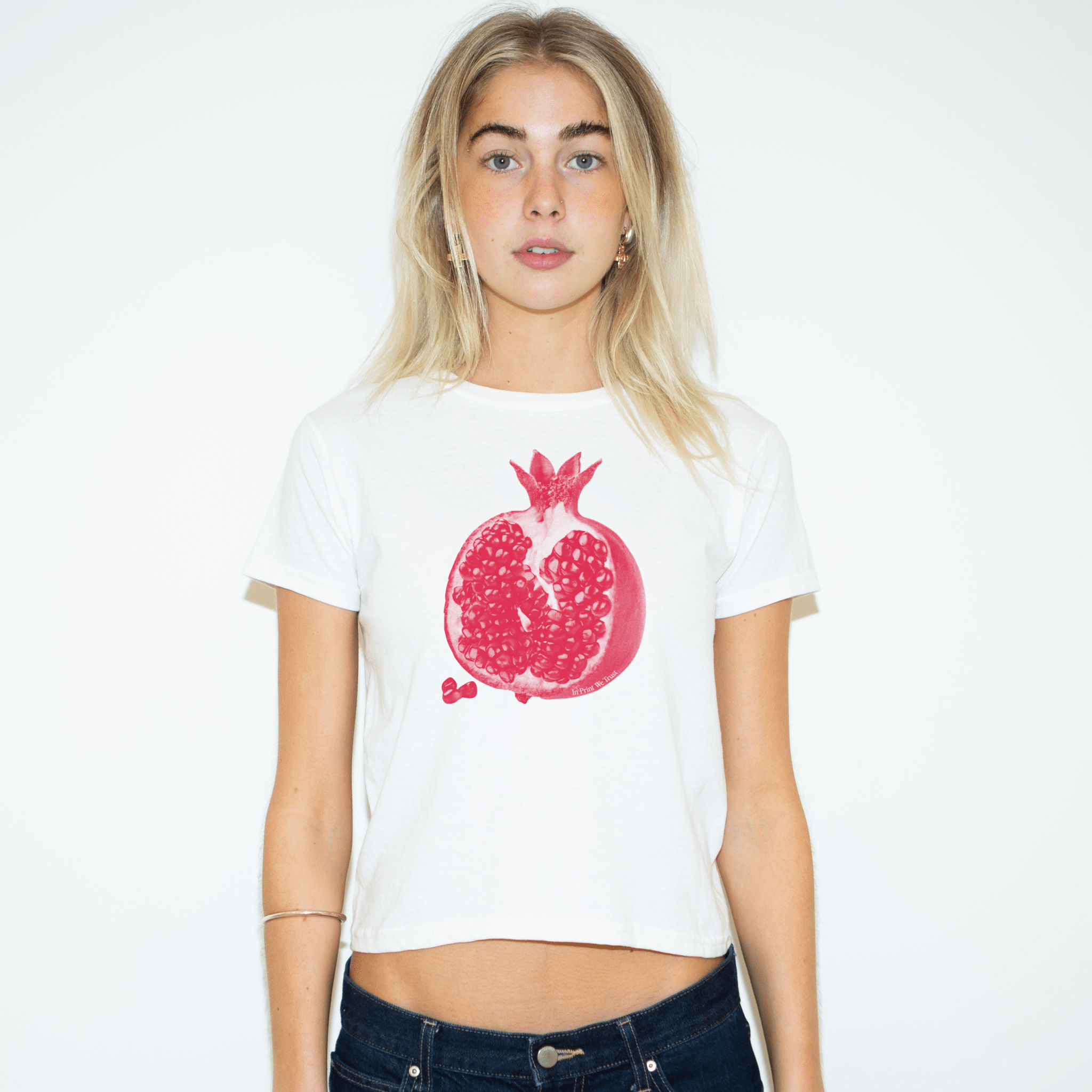 'Pomegranate' baby tee - In Print We Trust