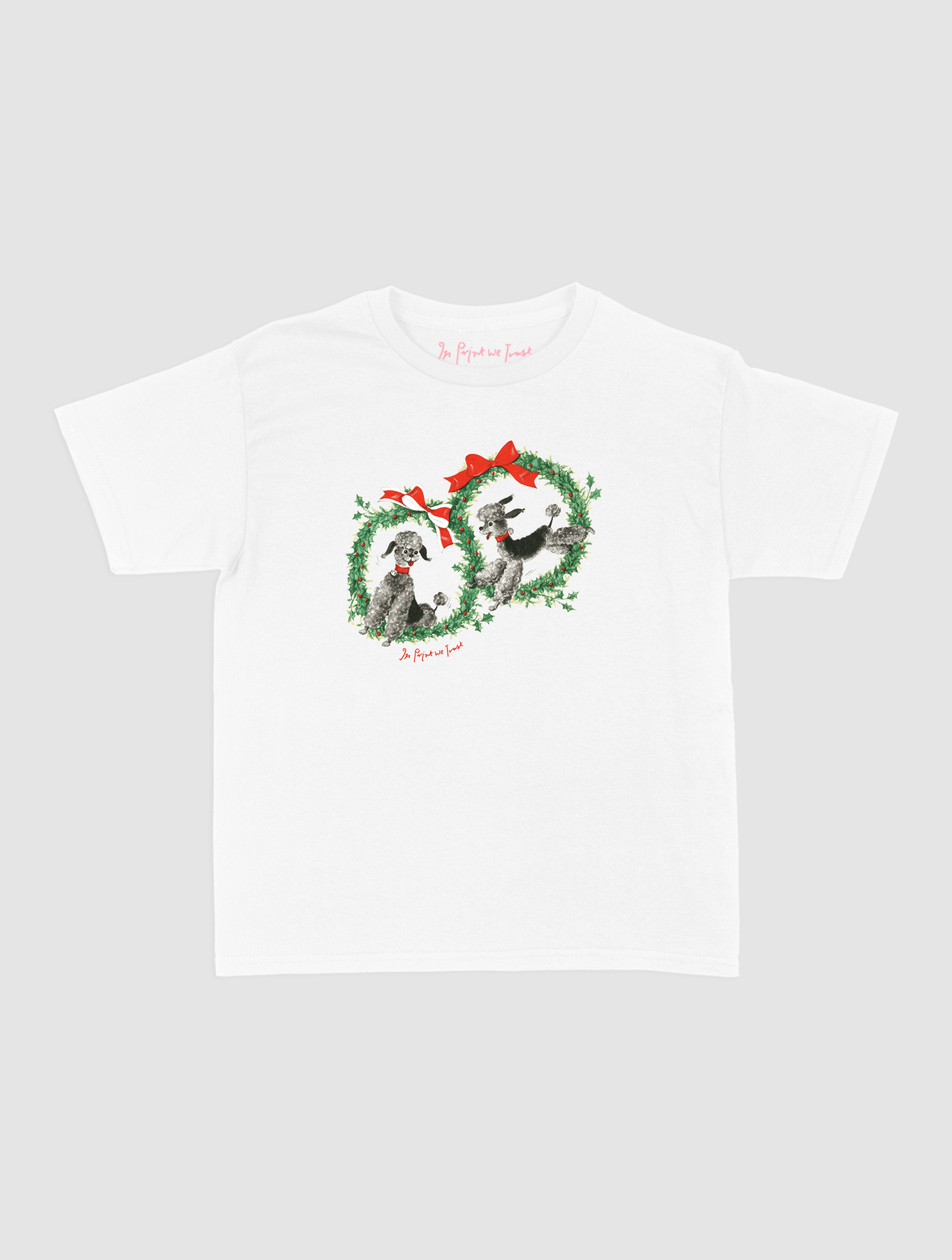 poodle baby tee - In Print We Trust