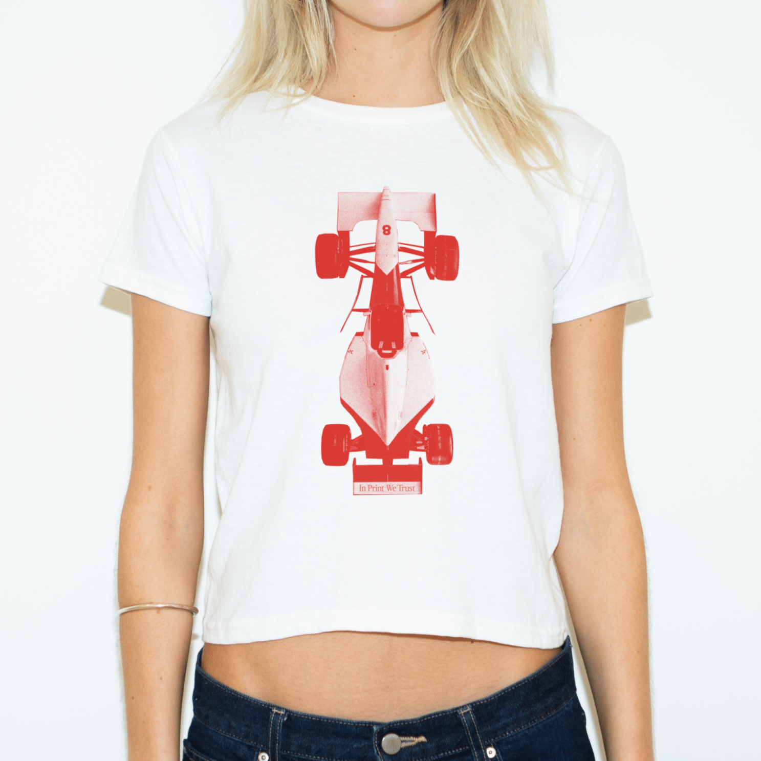 'Racing Car' baby tee - In Print We Trust
