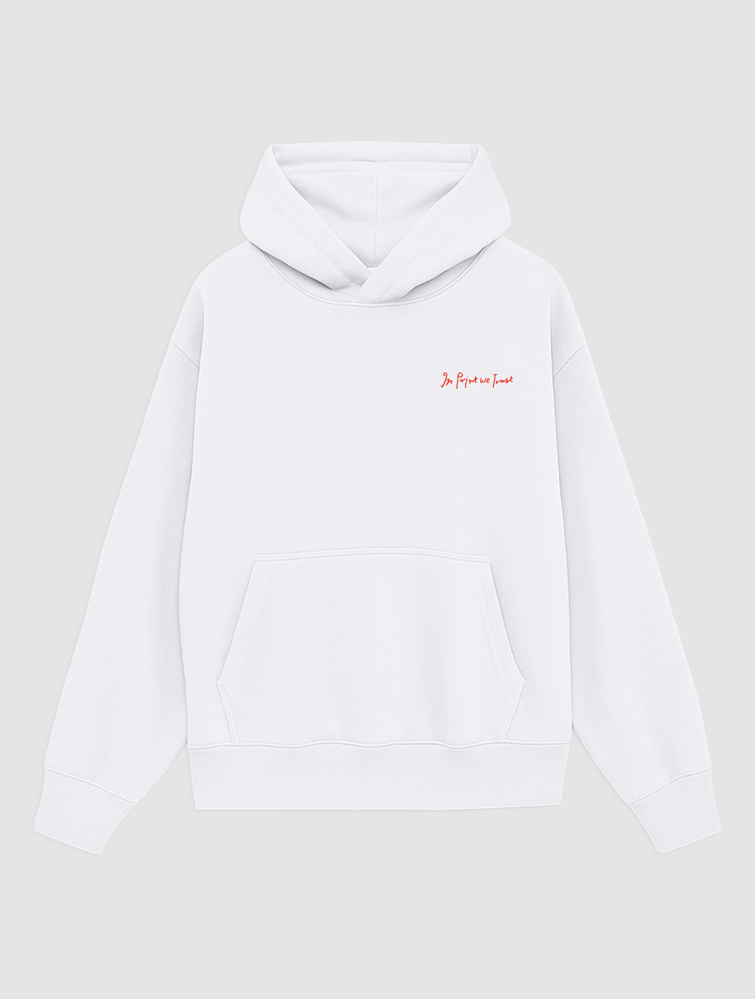 racing car white hoodie - In Print We Trust