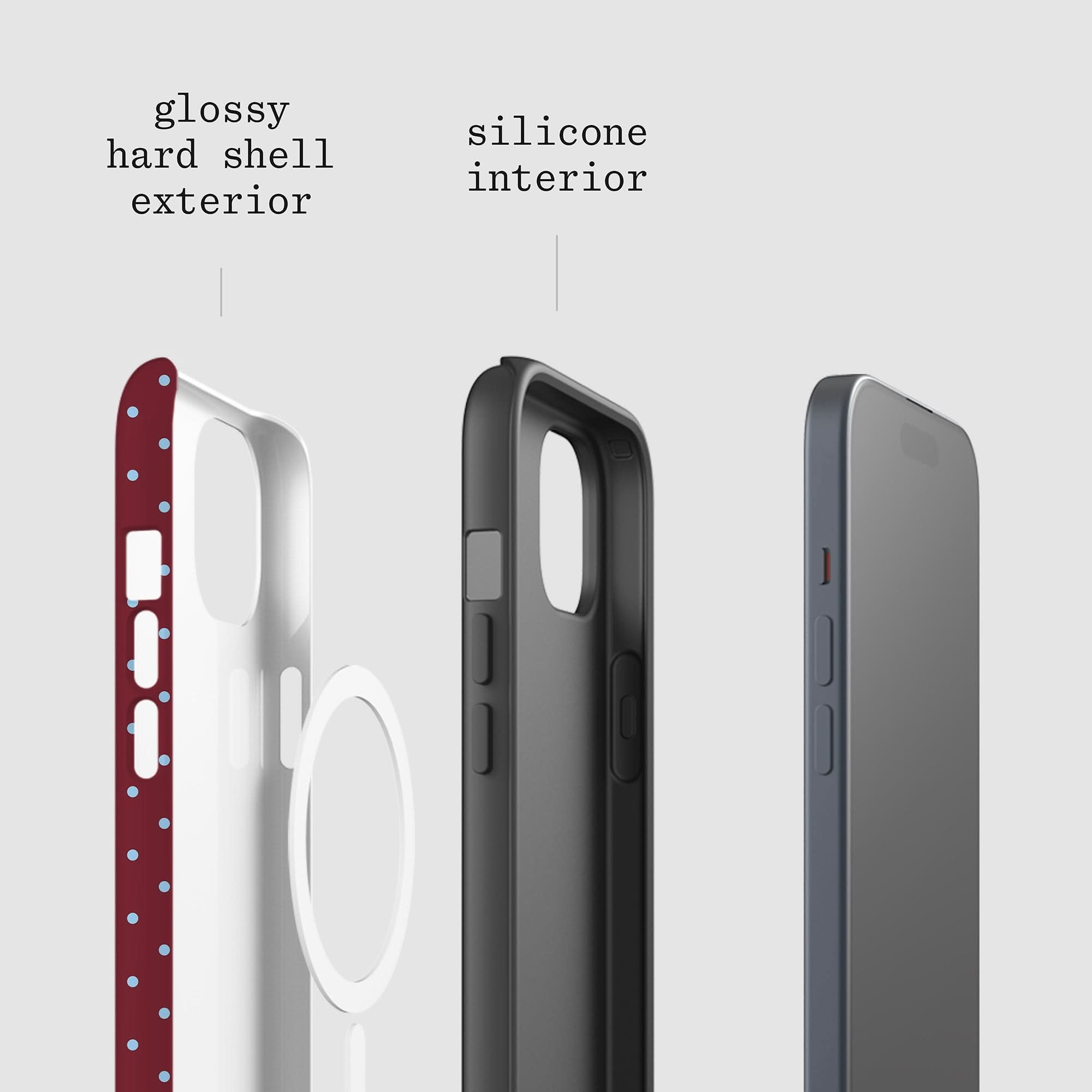 raspberry tough iPhone case - In Print We Trust