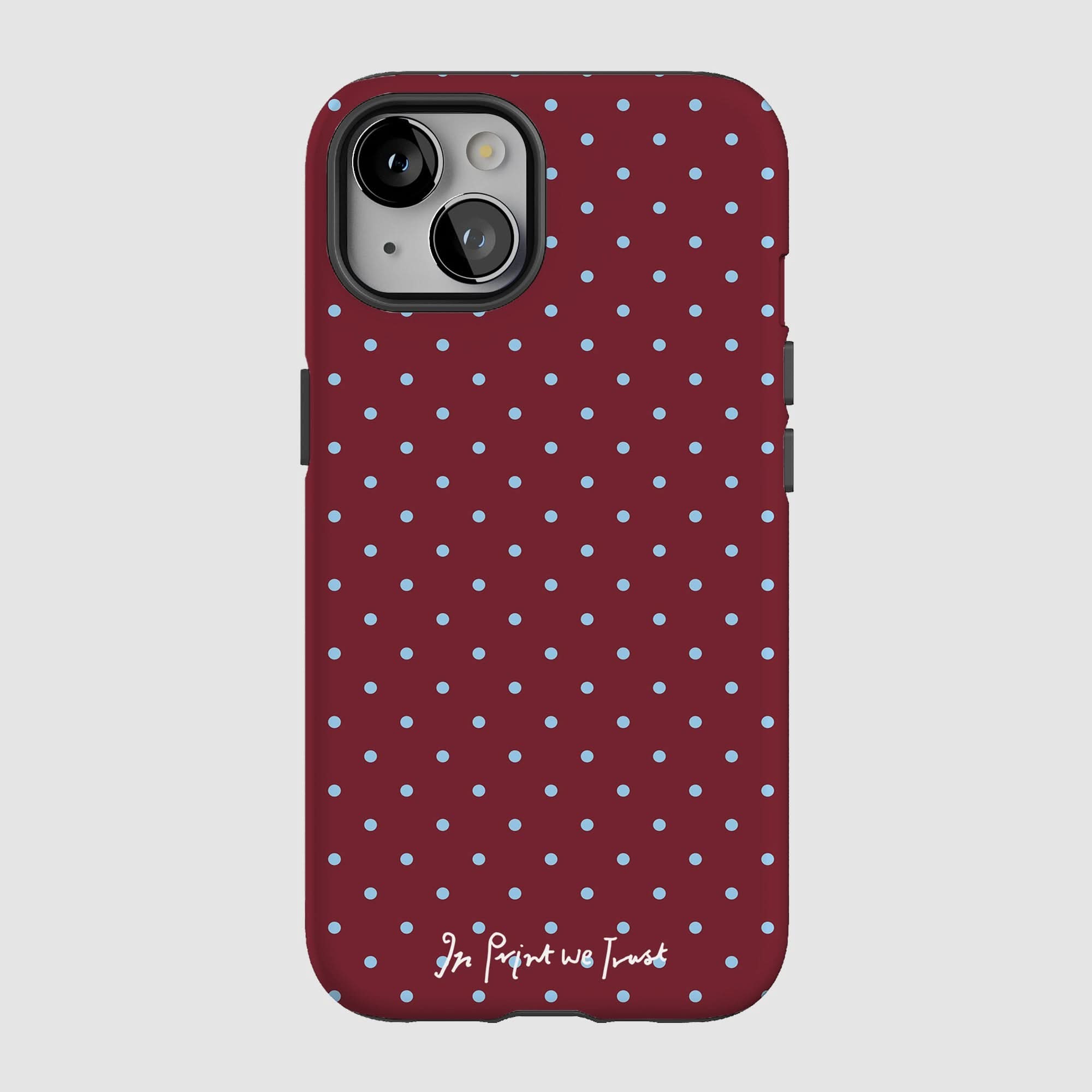 raspberry tough iPhone case - In Print We Trust