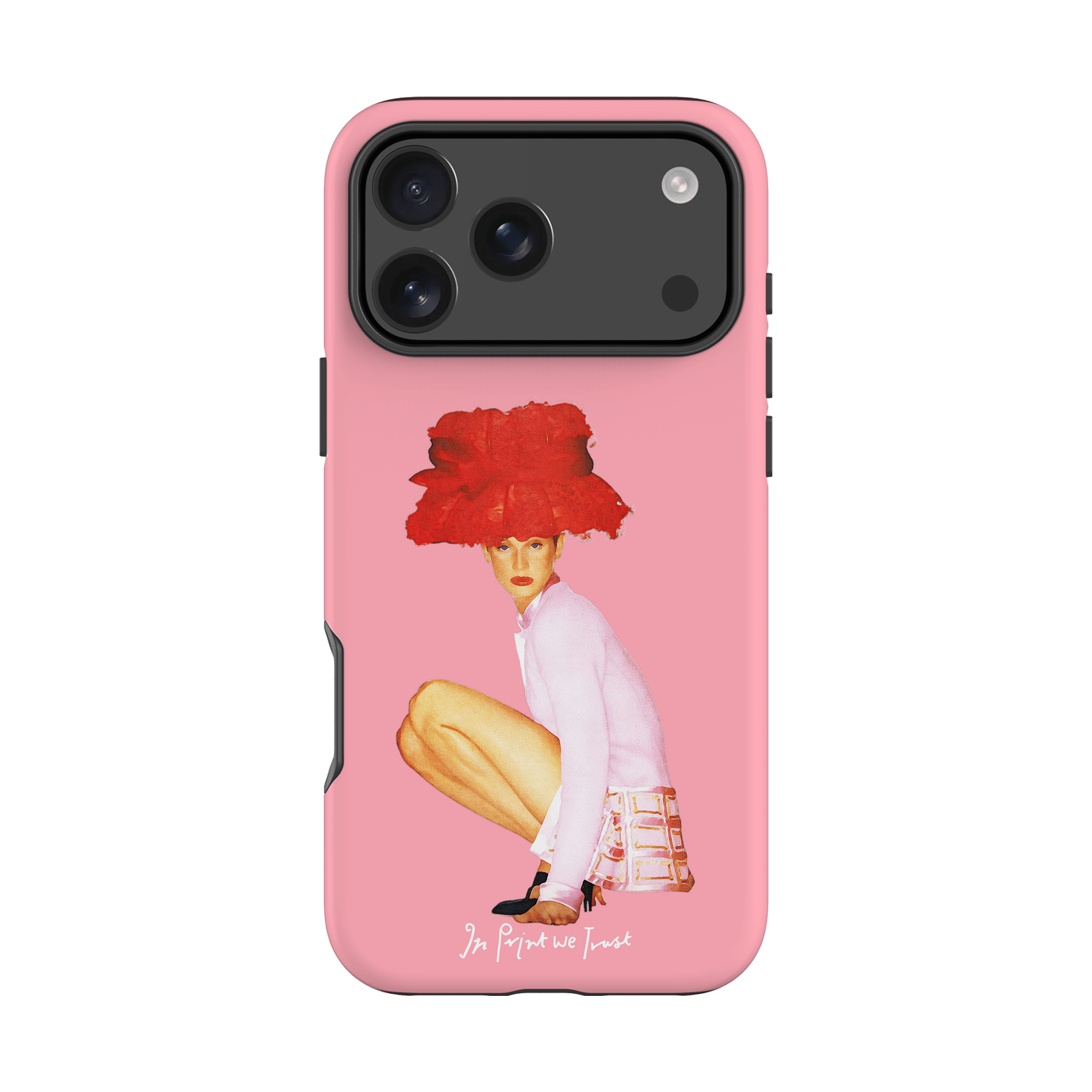 really big hat tough iPhone case - In Print We Trust