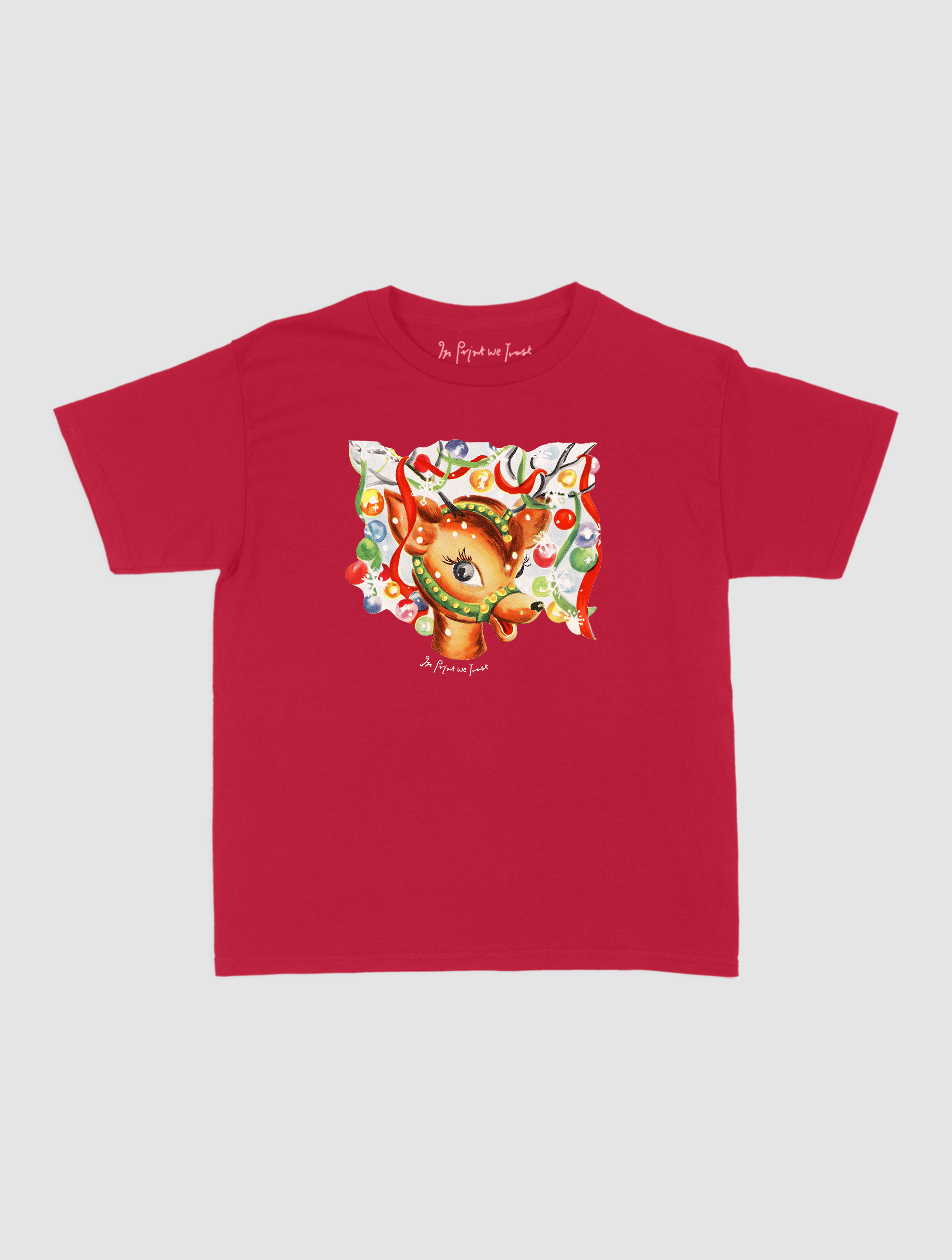 reindeer baby tee