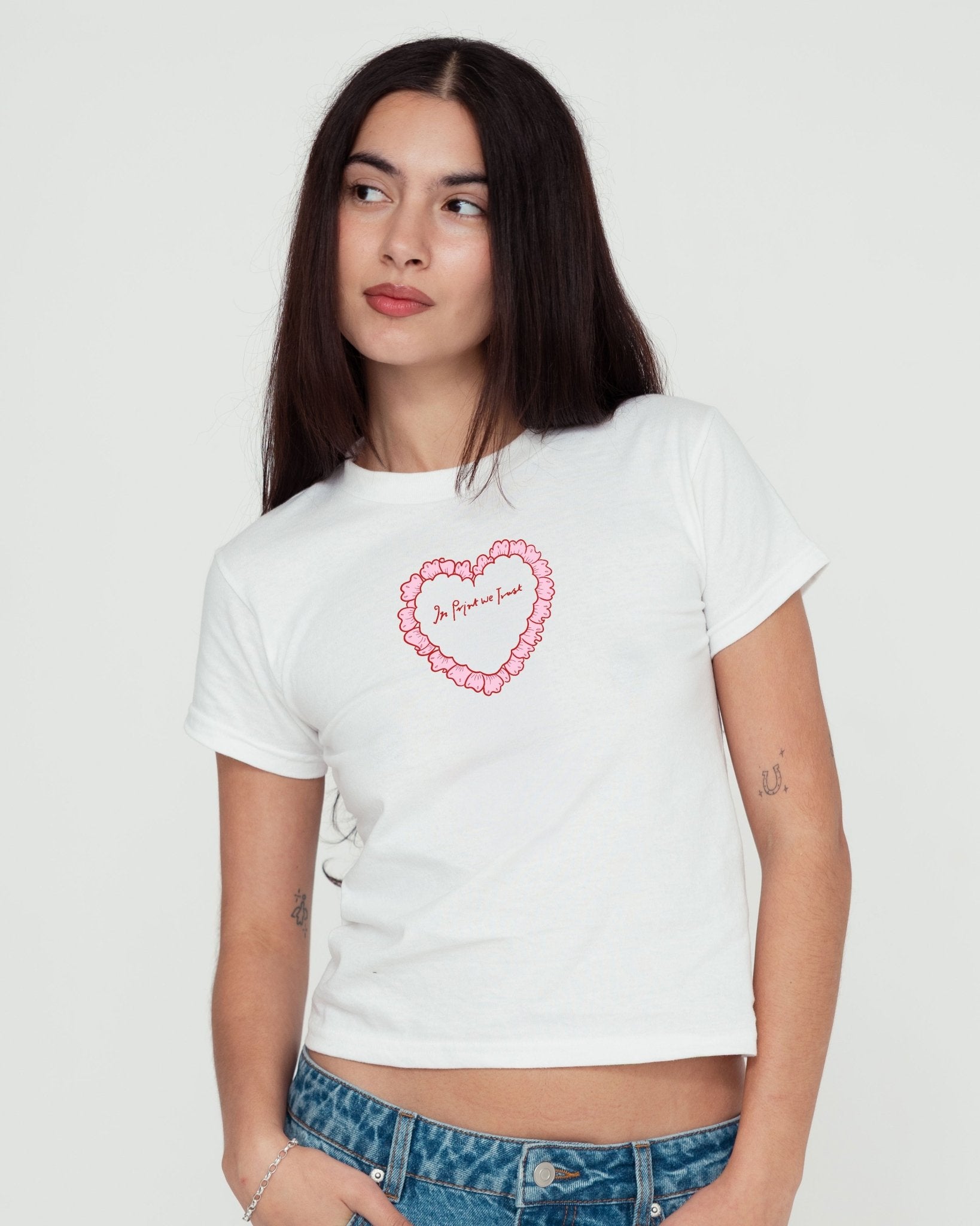 self - love baby tee - In Print We Trust