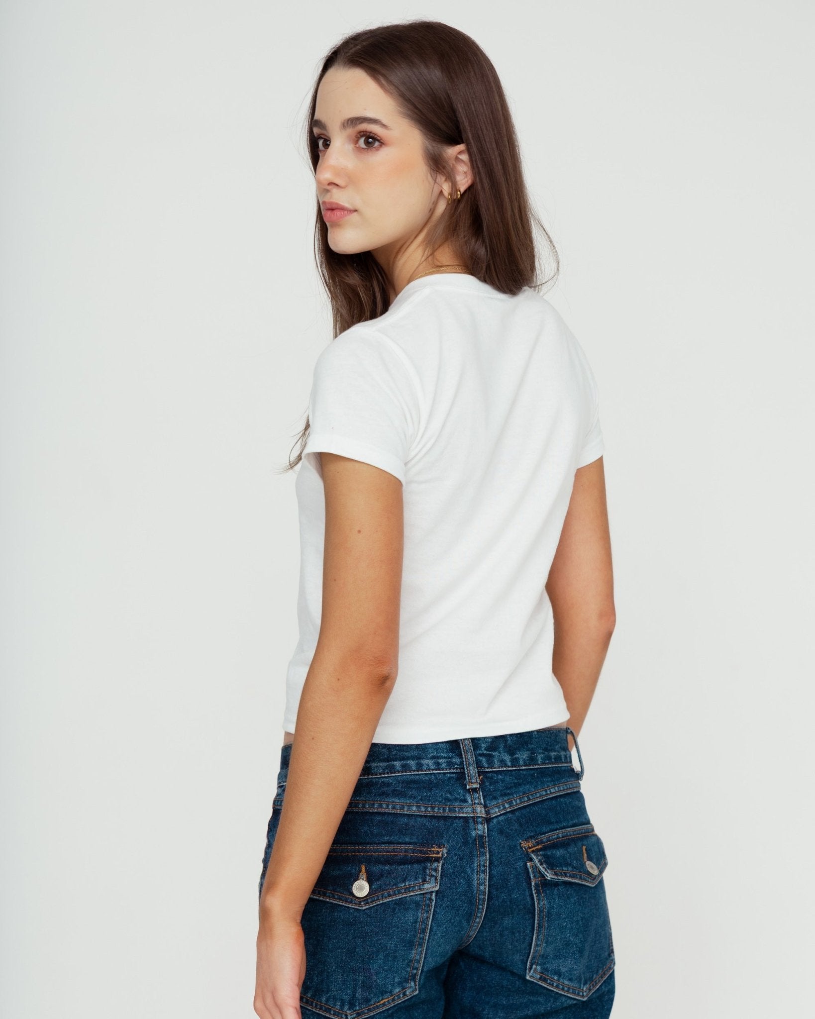 snowmen baby tee - In Print We Trust