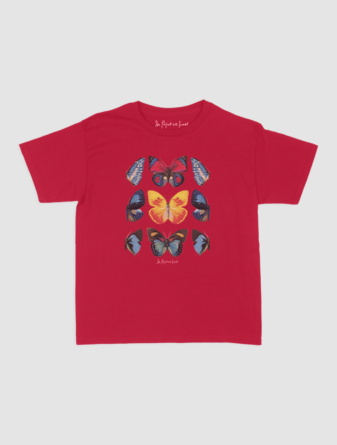 social butterfly baby tee - In Print We Trust