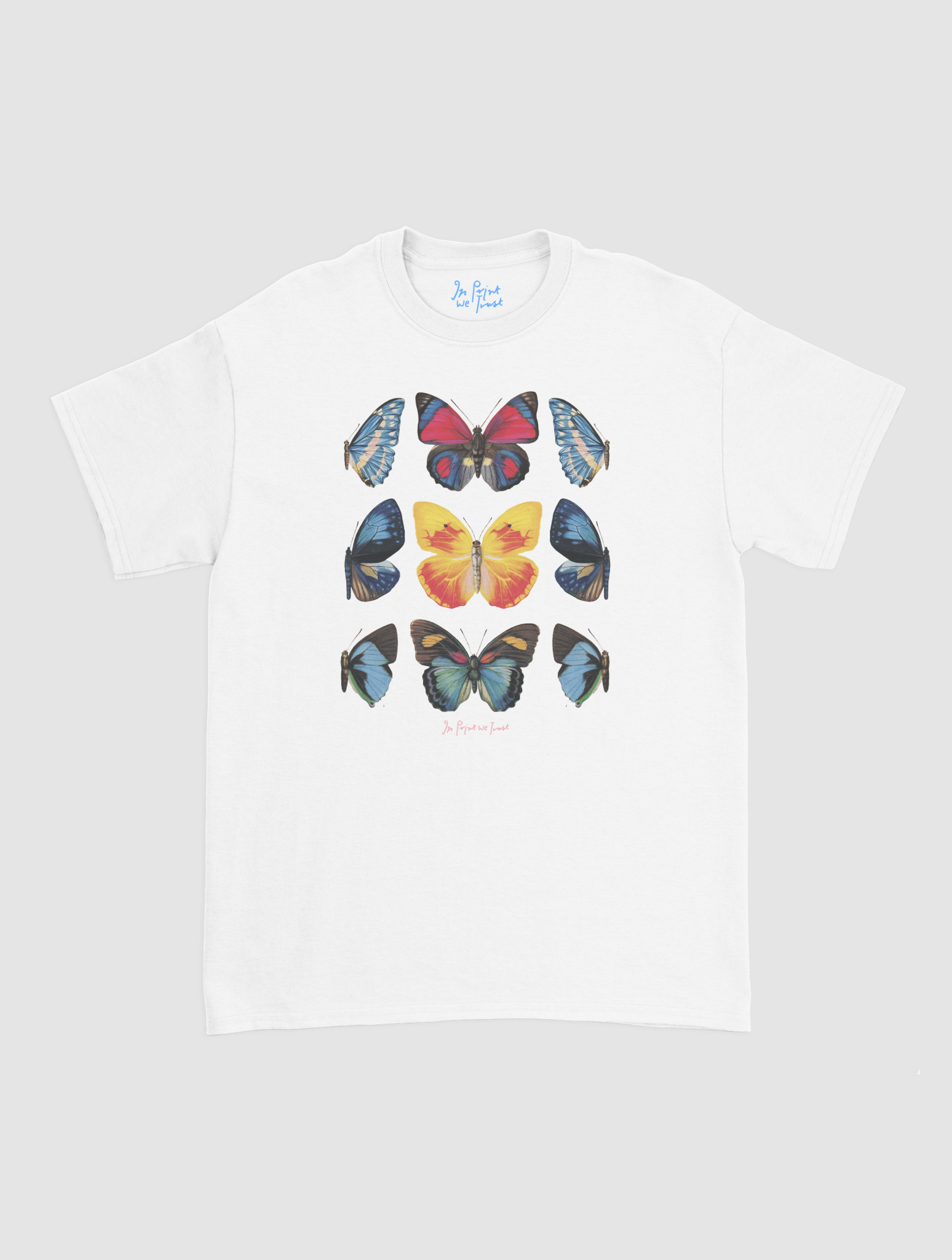 social butterfly classic tee - In Print We Trust
