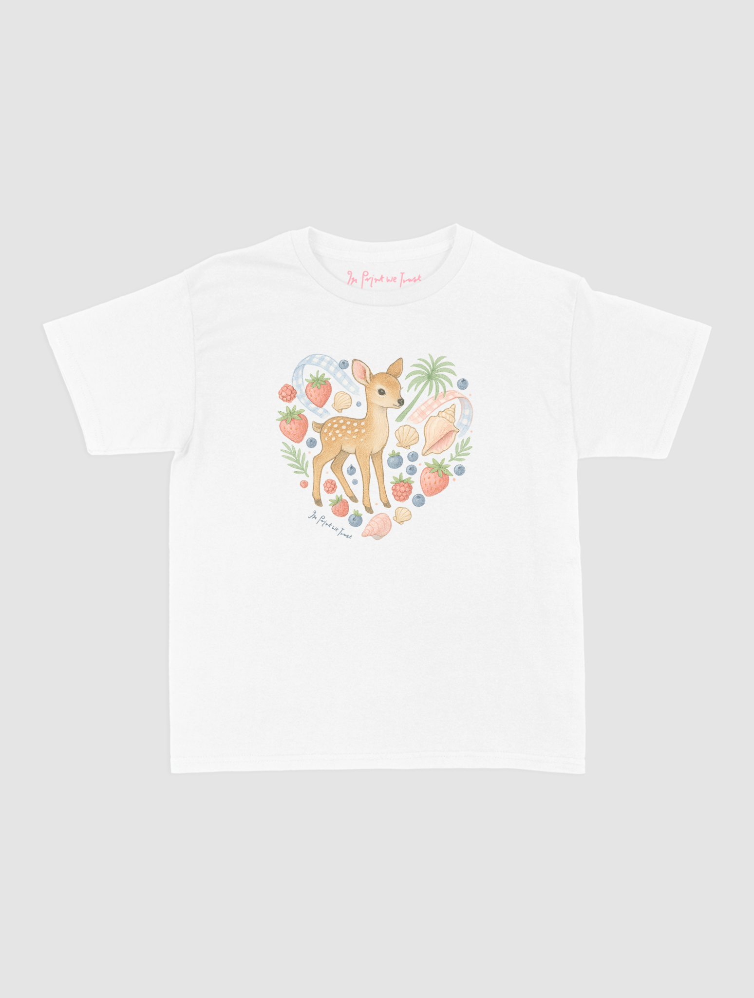spring baby tee - In Print We Trust