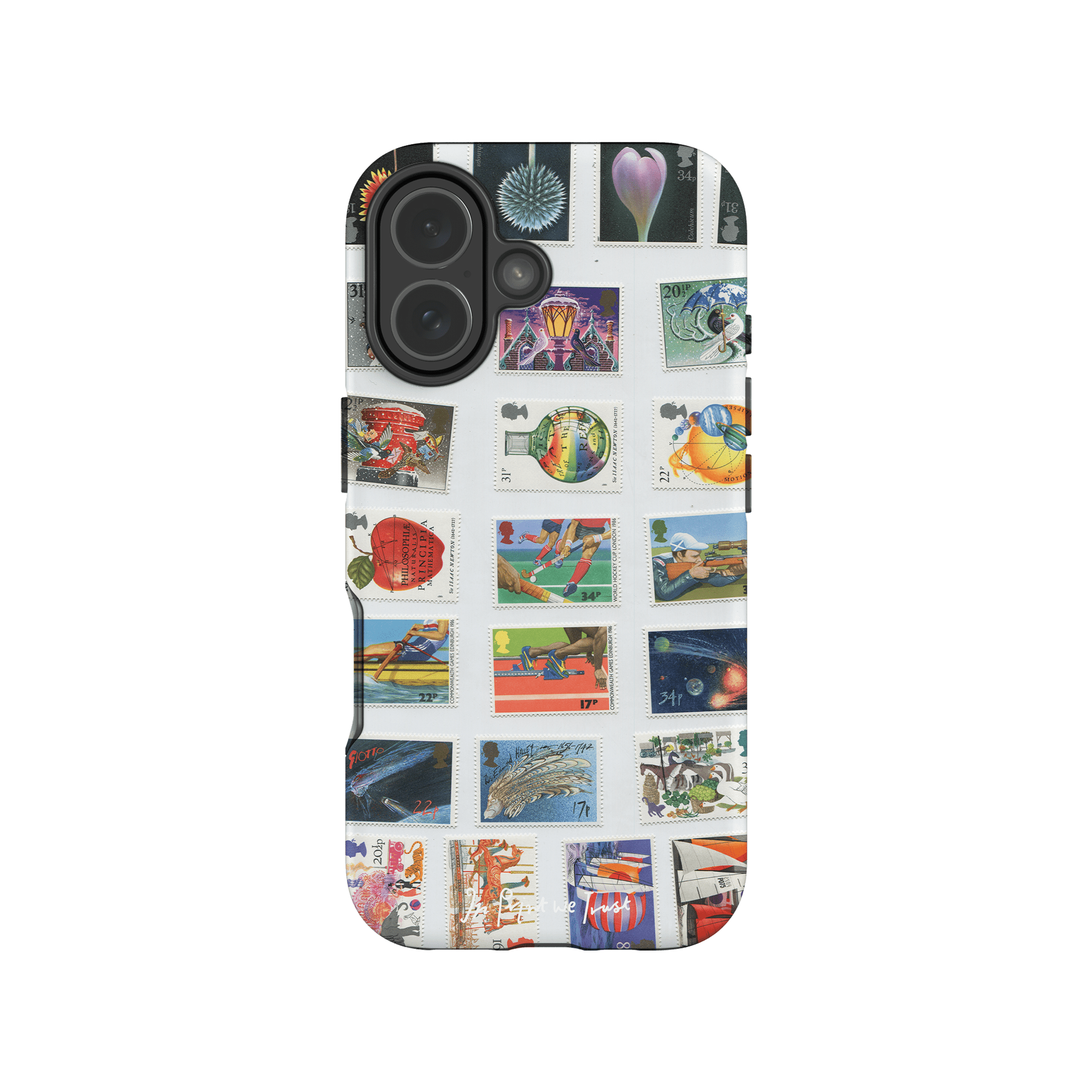 stamp tough iPhone case - In Print We Trust