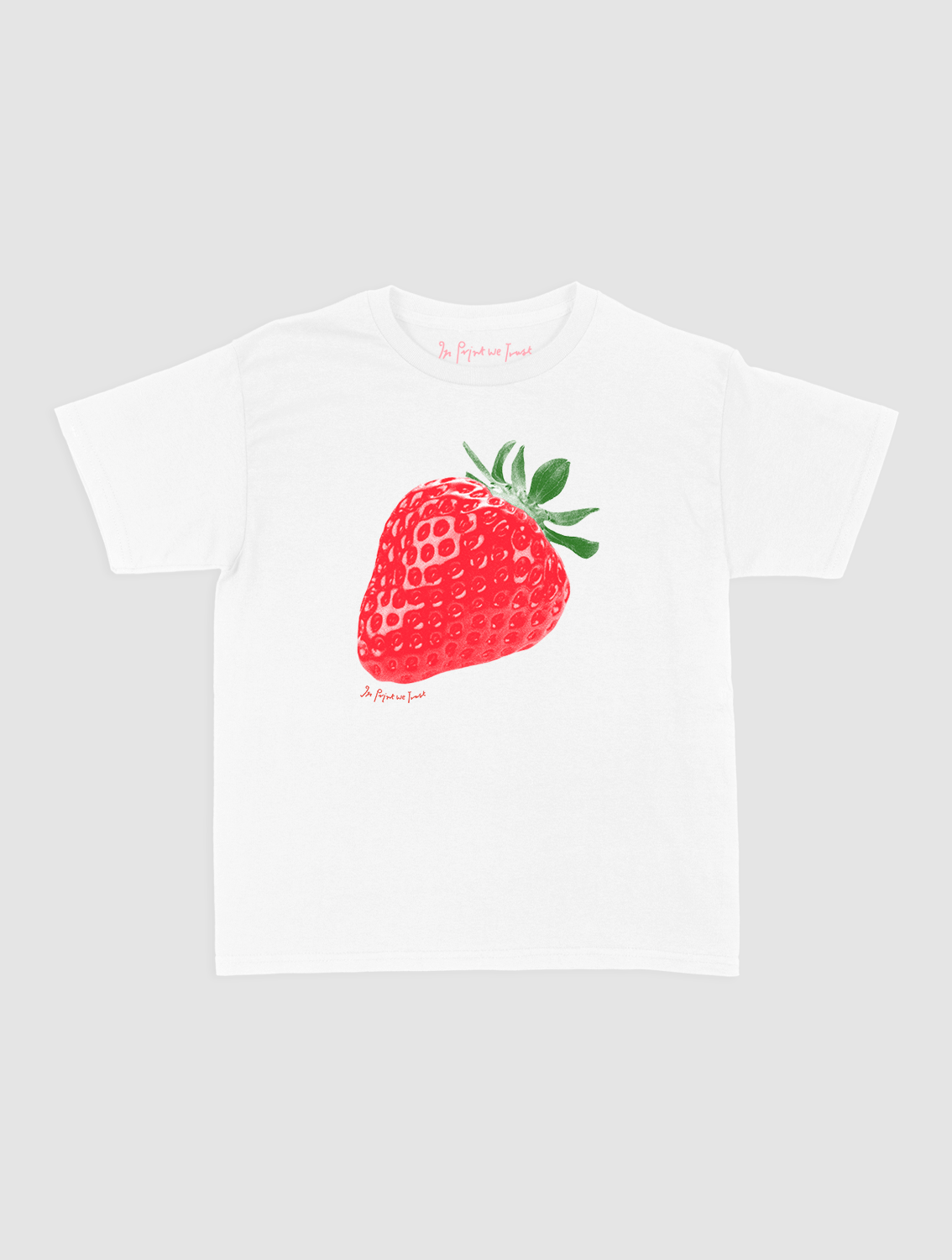 Strawberry fields one of a kind hand-painted deals tee