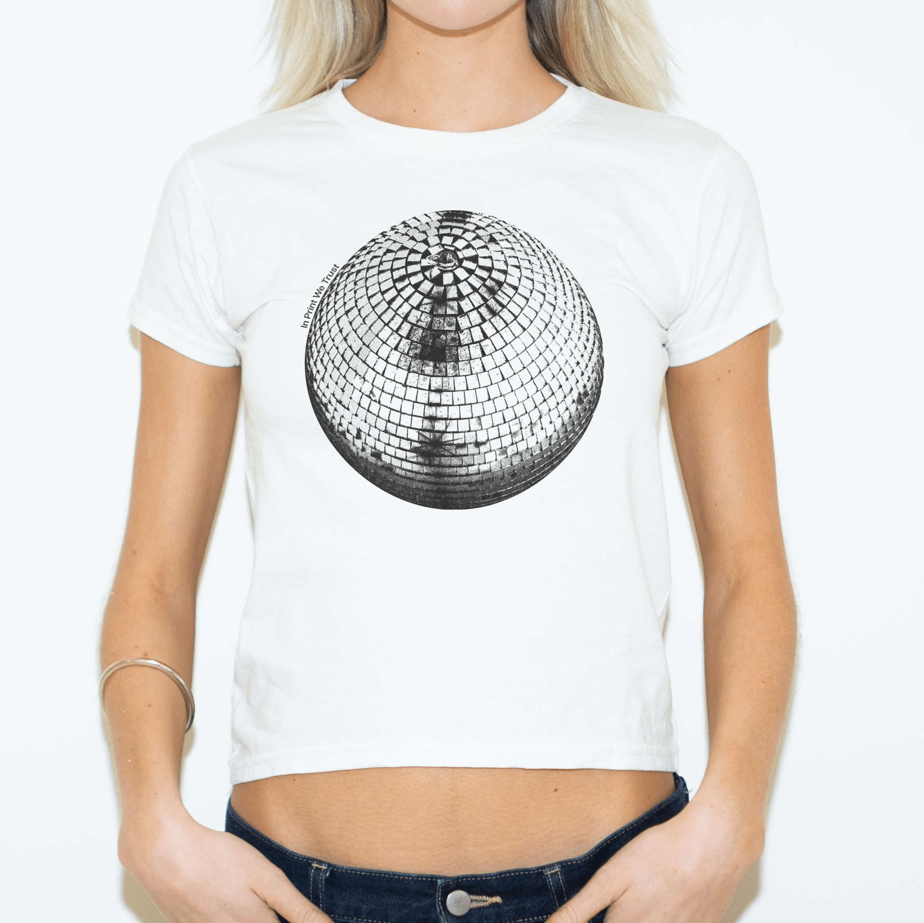 'Studio 54' baby tee - In Print We Trust