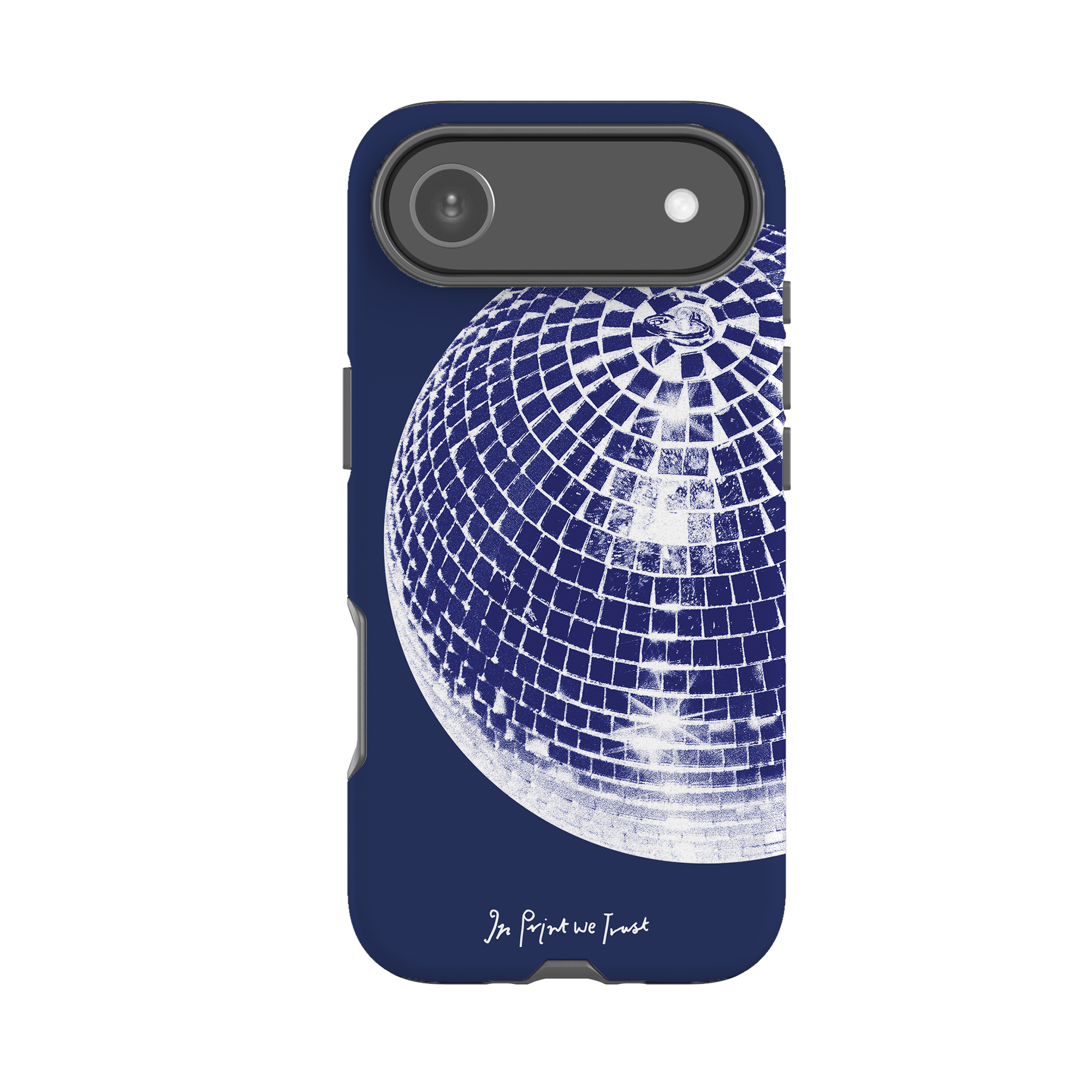 studio 54 tough iPhone case (blue) - In Print We Trust