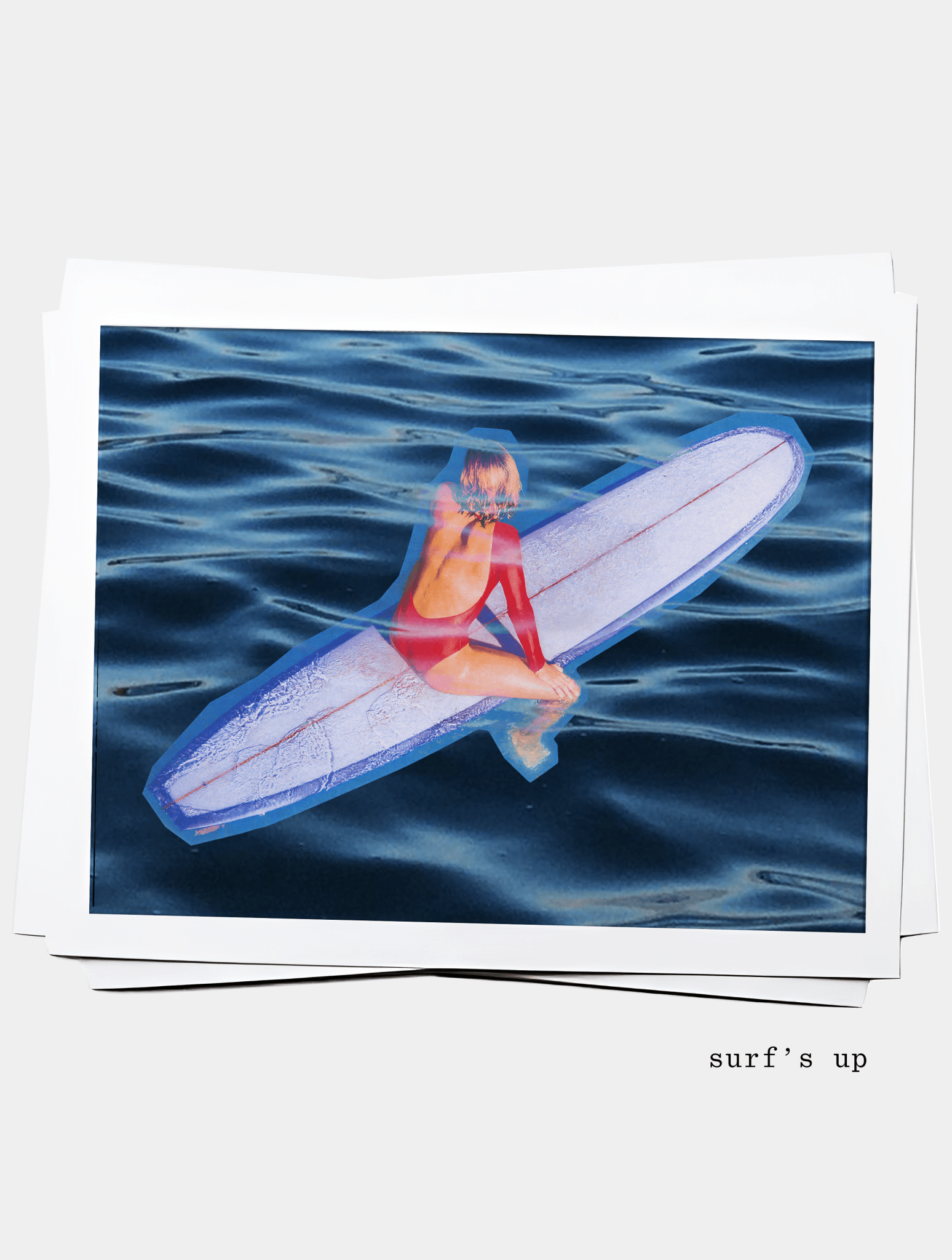 surf's up baby tee - In Print We Trust