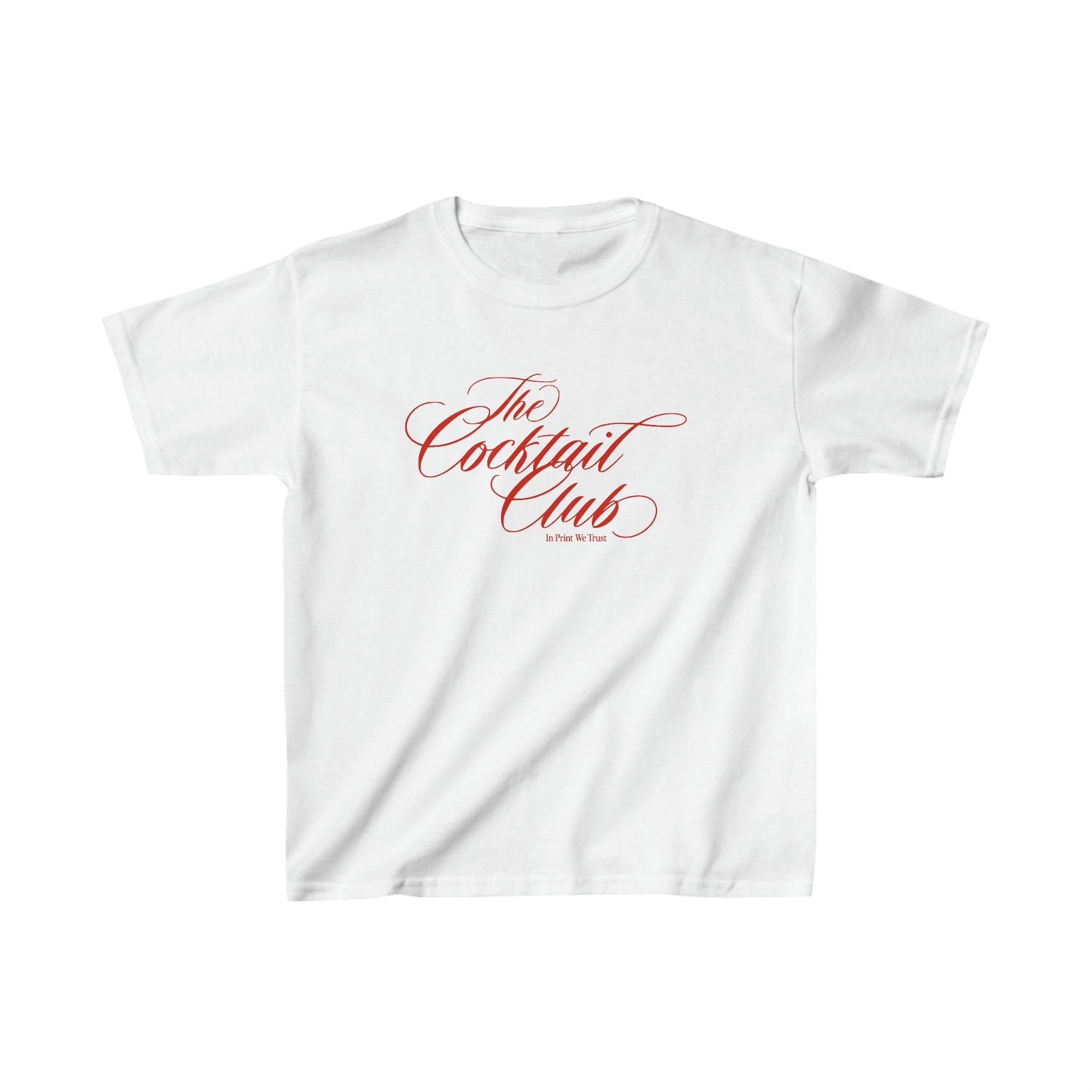 'The Cocktail Club' baby tee - In Print We Trust