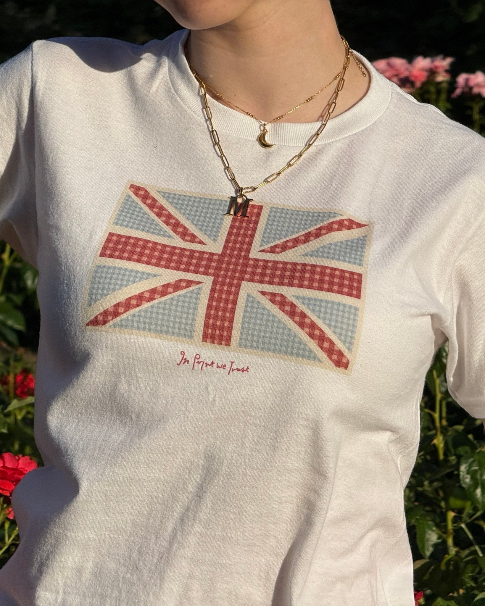 union jack baby tee - In Print We Trust