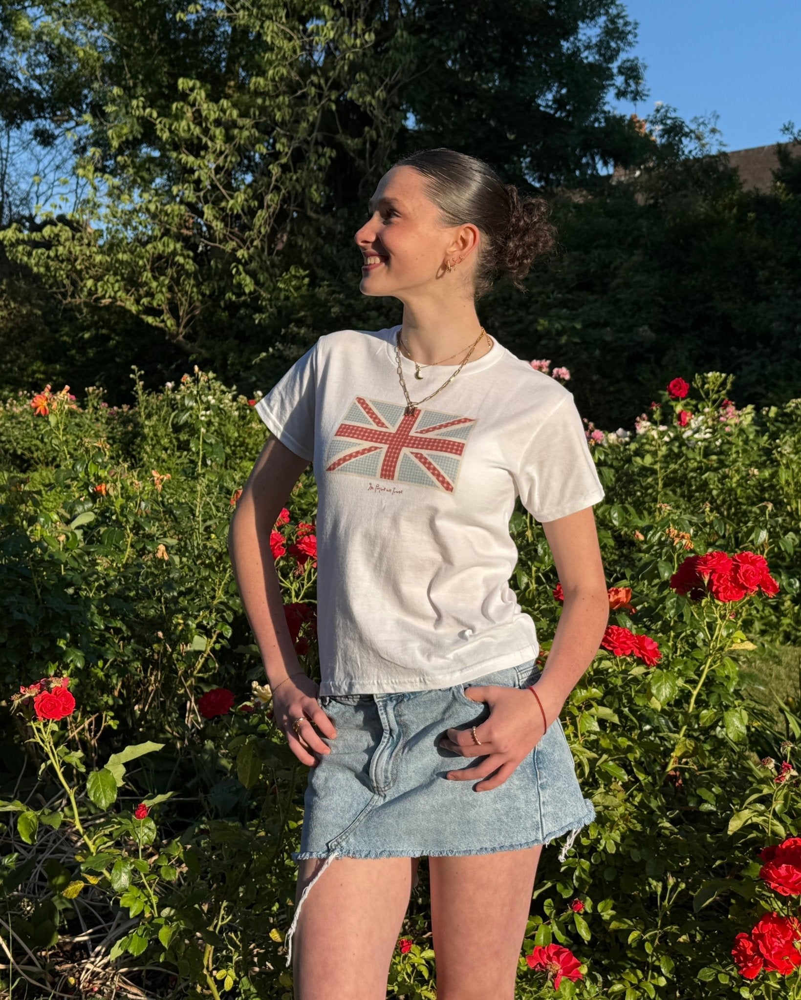 union jack baby tee - In Print We Trust