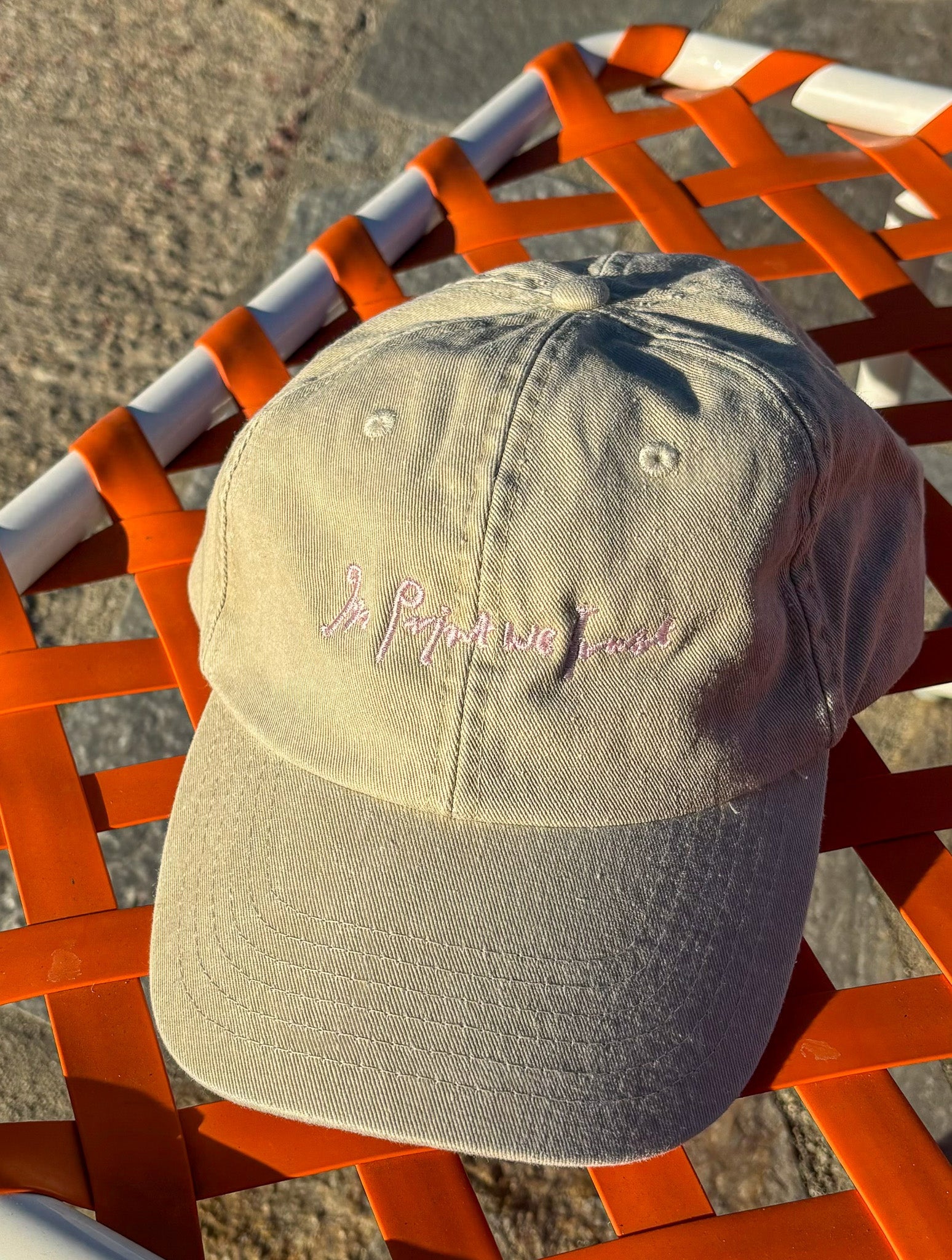 vintage sand cap - In Print We Trust