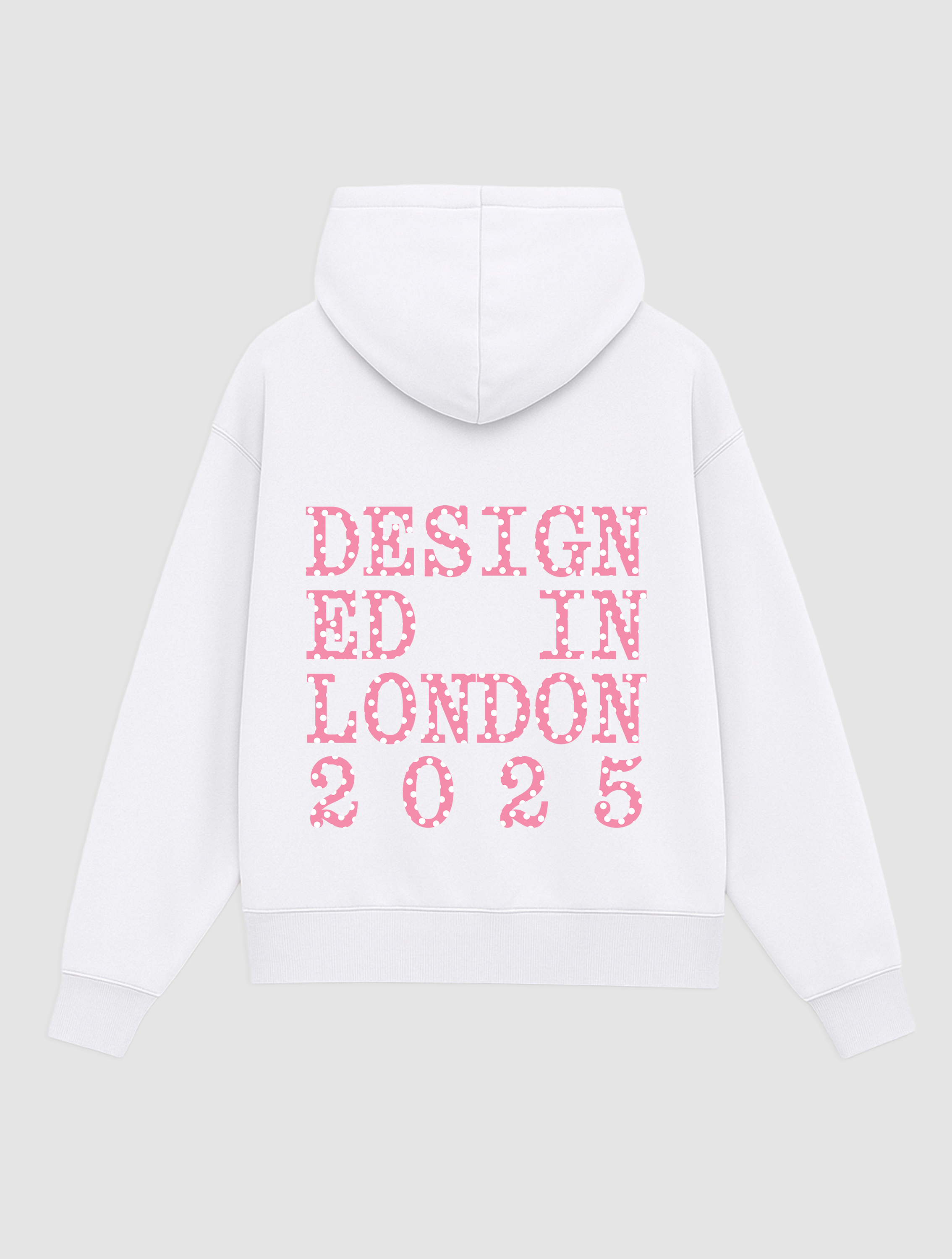 designed in london hoodie