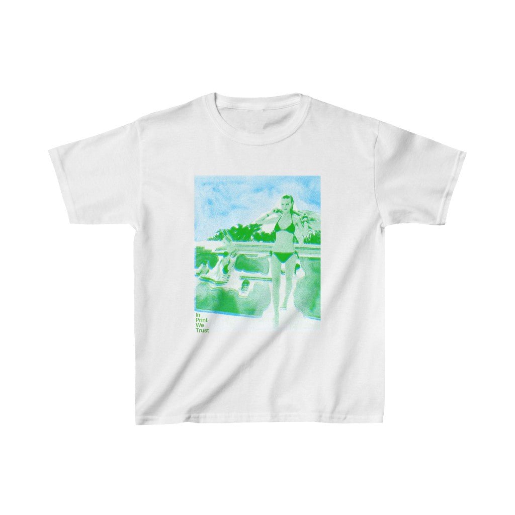 'A Dip in the Pool' baby tee - In Print We Trust