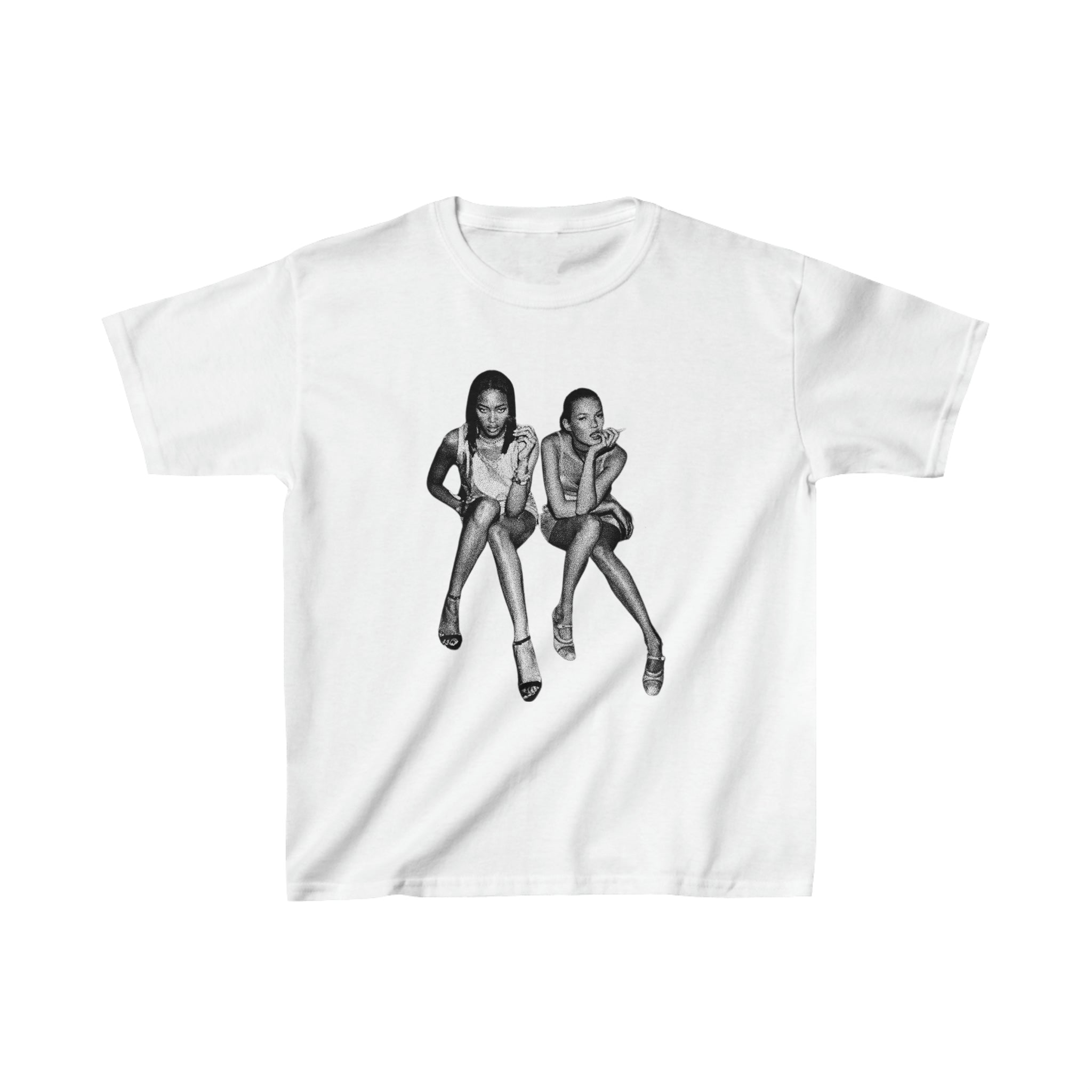 'After Party' baby tee - In Print We Trust