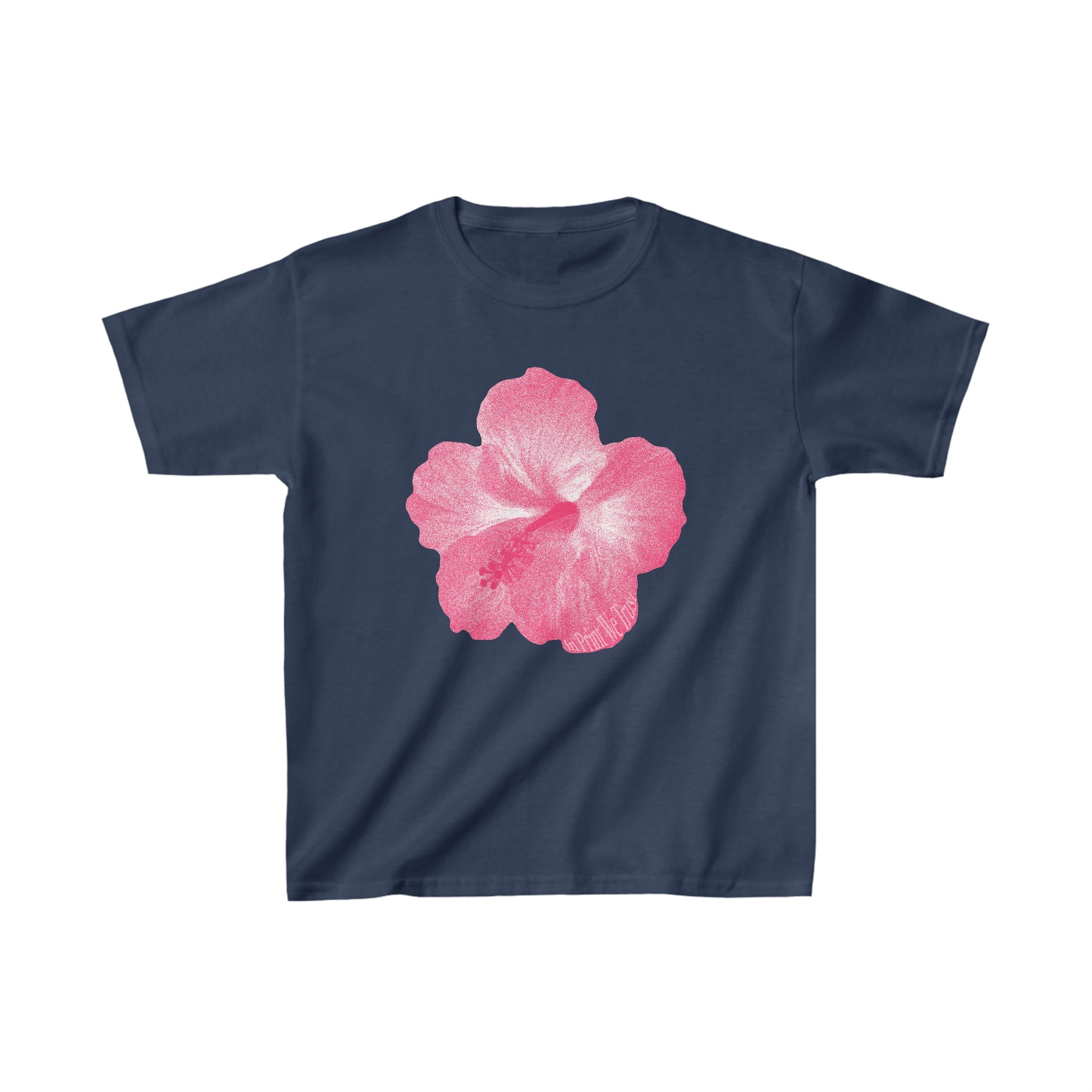 'Hibiscus' baby tee - In Print We Trust