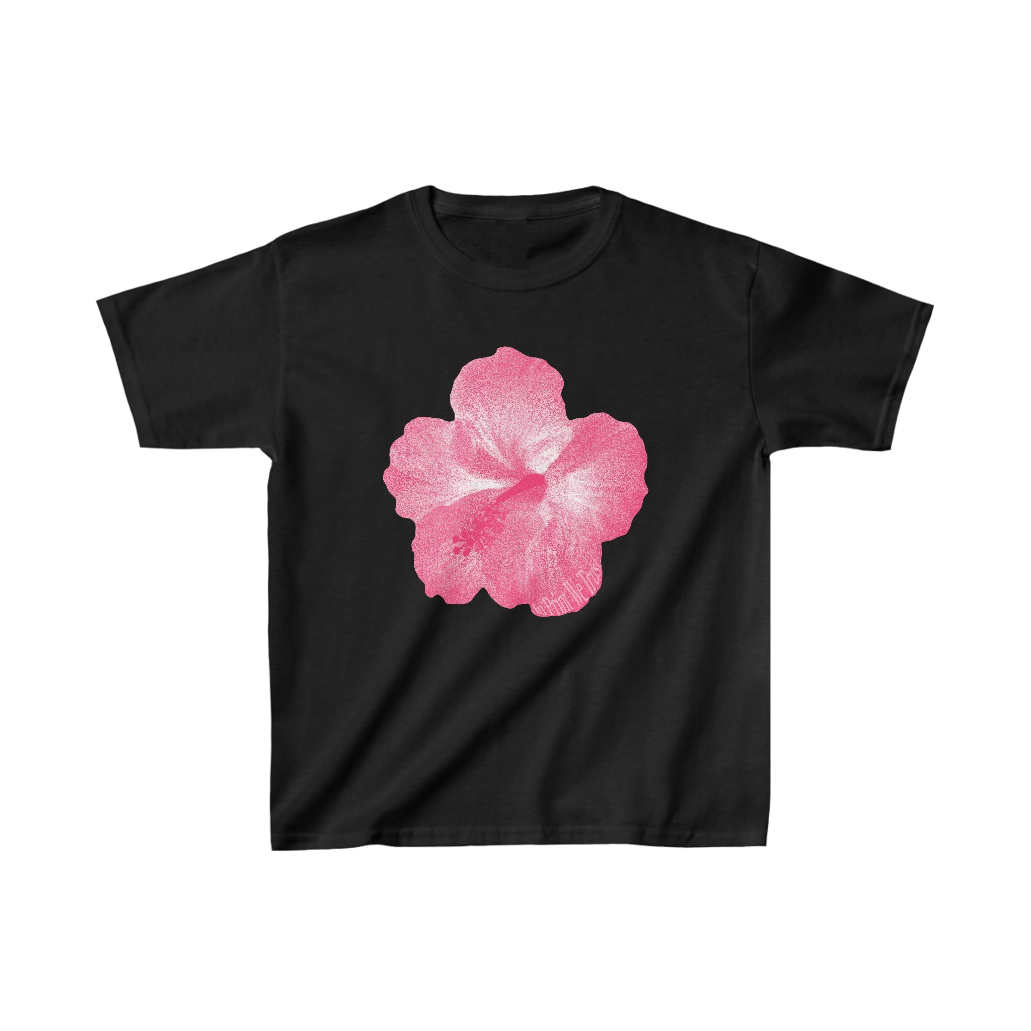 'Hibiscus' baby tee - In Print We Trust