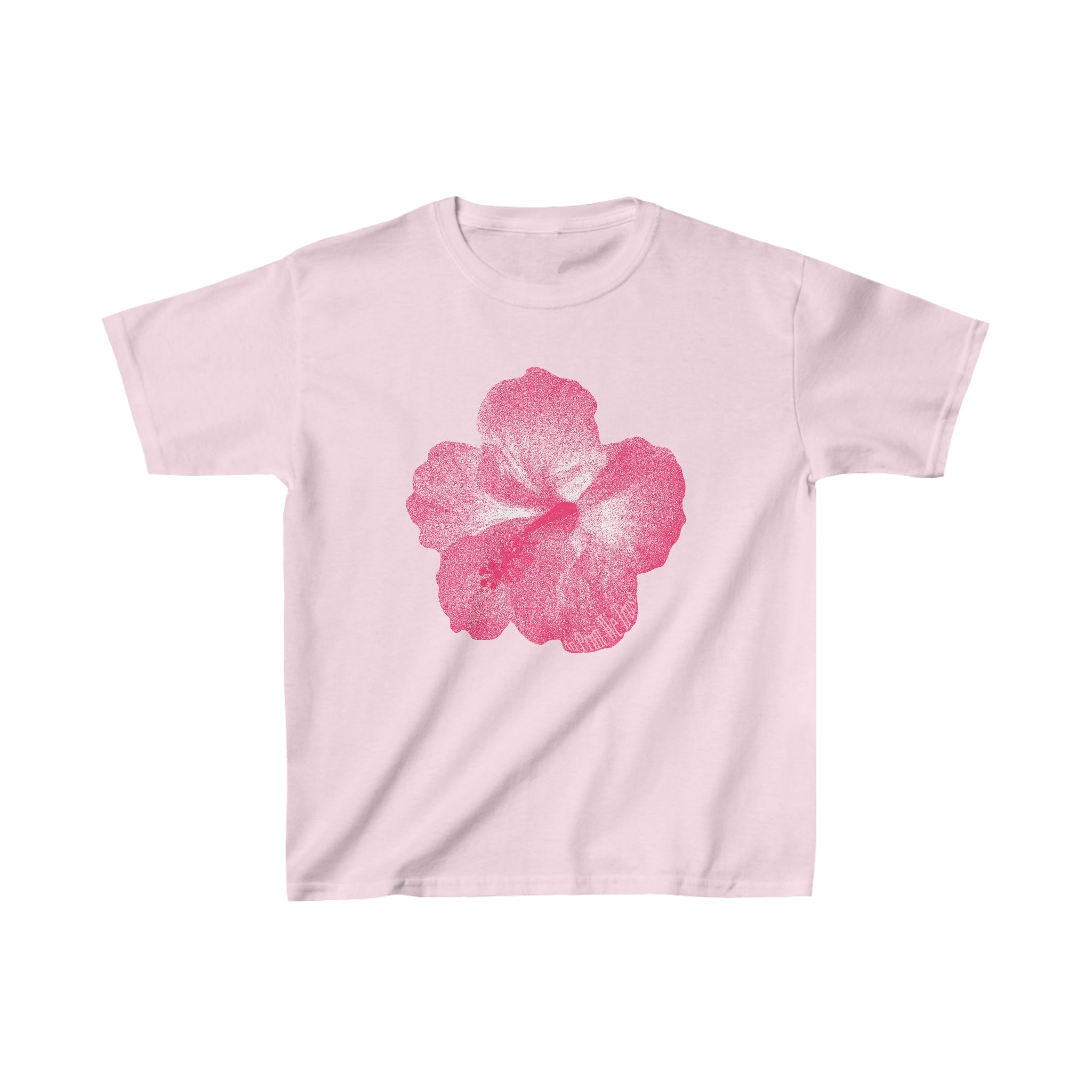 'Hibiscus' baby tee - In Print We Trust