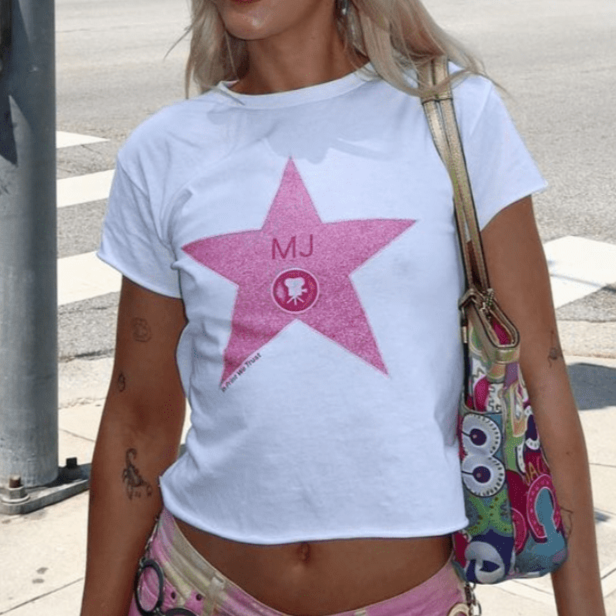 'Hollywood Star' custom baby tee - In Print We Trust