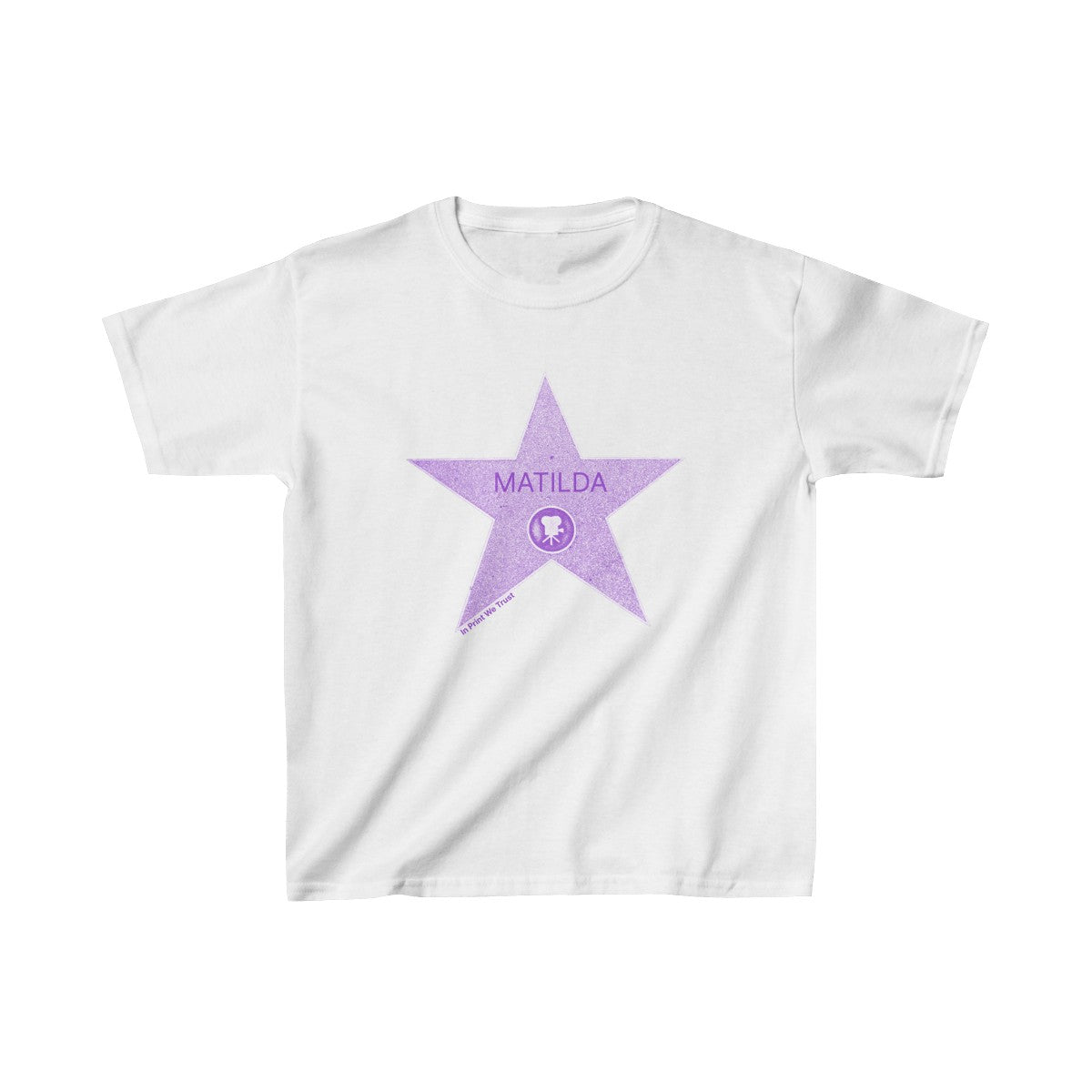 'Hollywood Star' custom baby tee - In Print We Trust